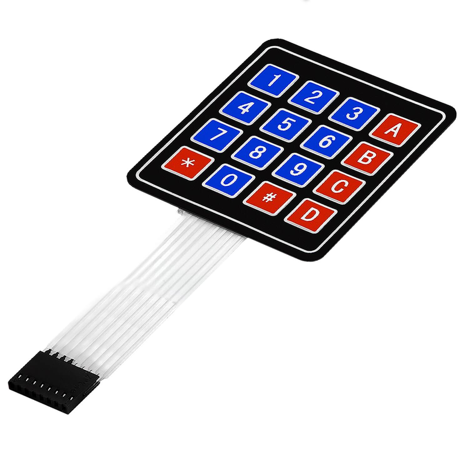 4x4 Matrix Array Keypad Keyfeld keyboard compatible with Arduino and ...