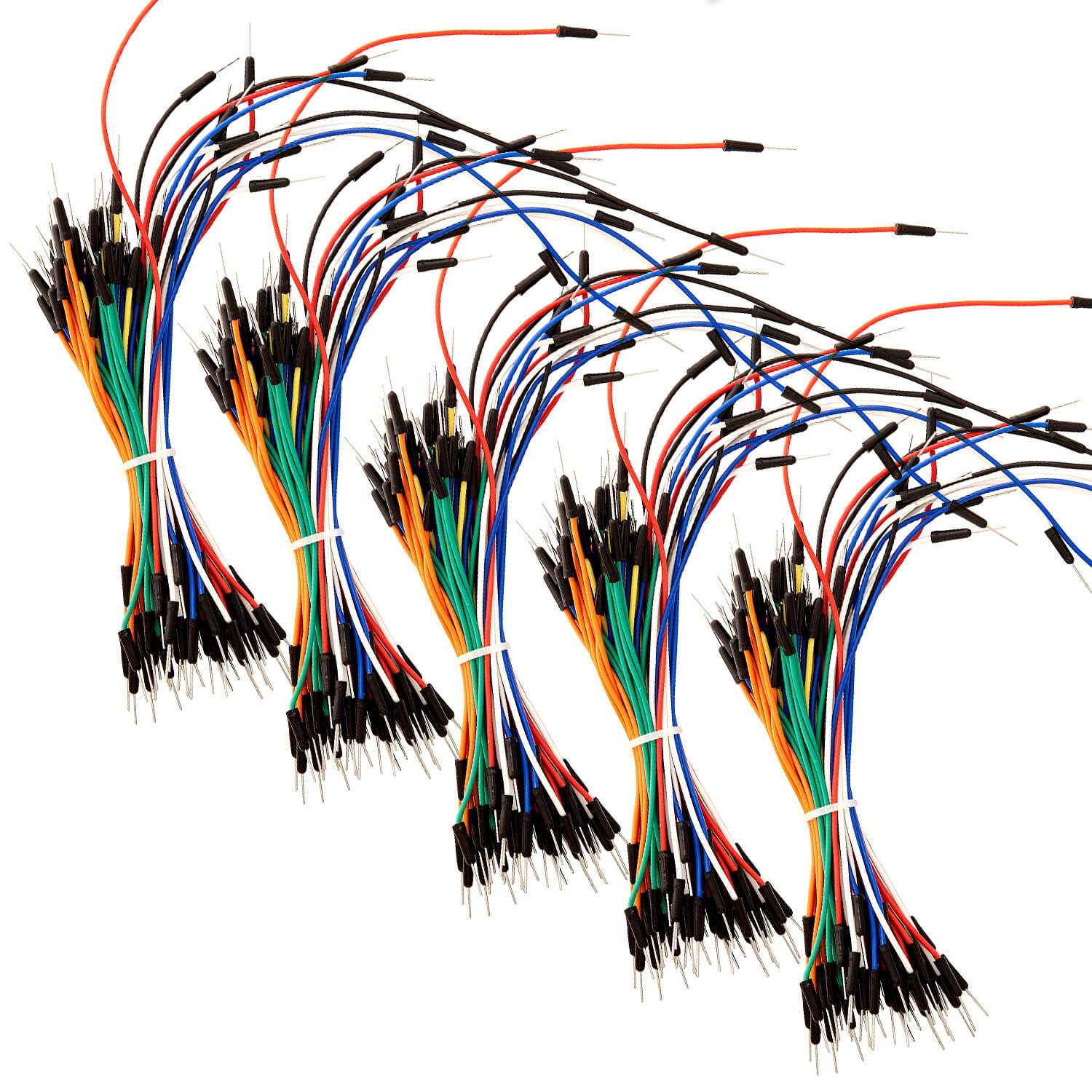 65Stk. Jumper Wire Kabel Steckbrücken für Arduino Breadboard, Steckbrett Arduino Zubehör AZ-Delivery 5x Jumper Wire 