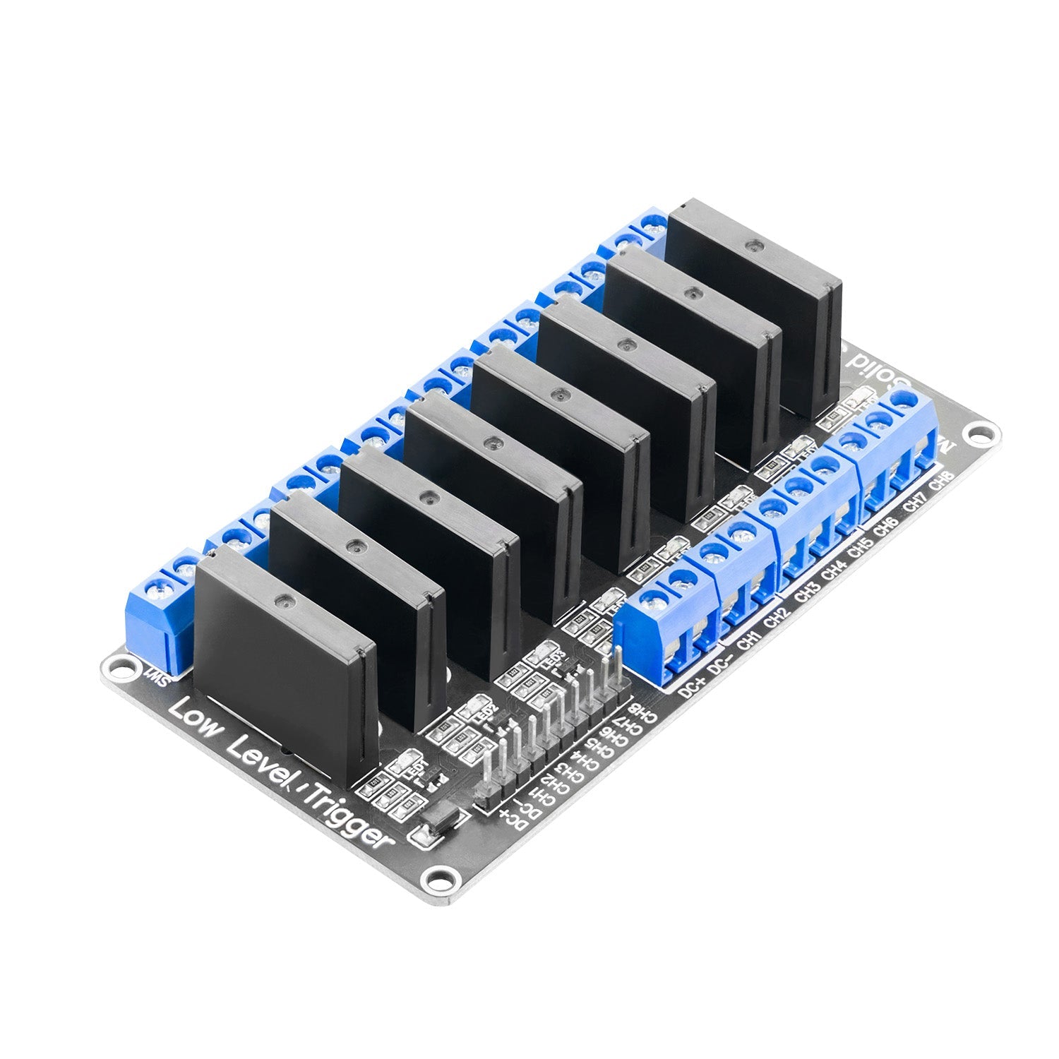 8 Kanaal Solid State Relais 5V DC Low Level Trigger Power Switch Compatibel met Arduino en Raspberry Pi