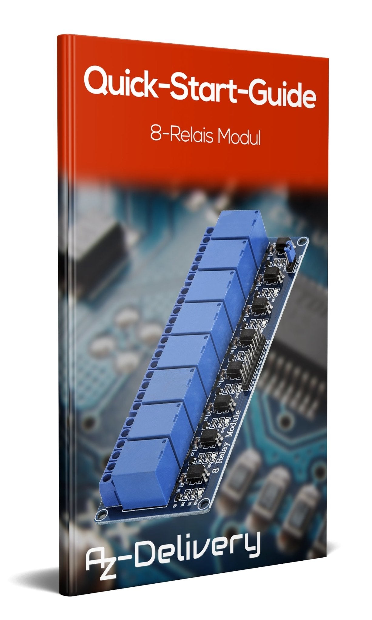 8-channel relay module 5V with optocoupler low-level trigger