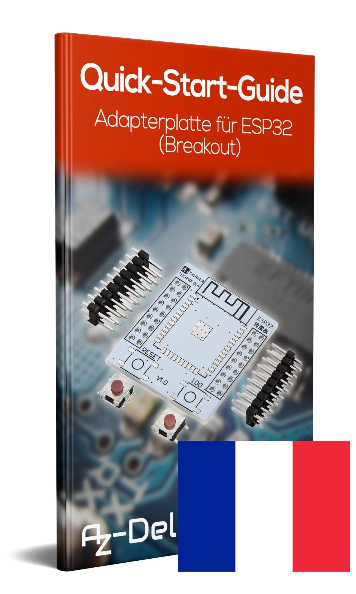 Adapterplatte für ESP8266 (Breakout) - AZ-Delivery