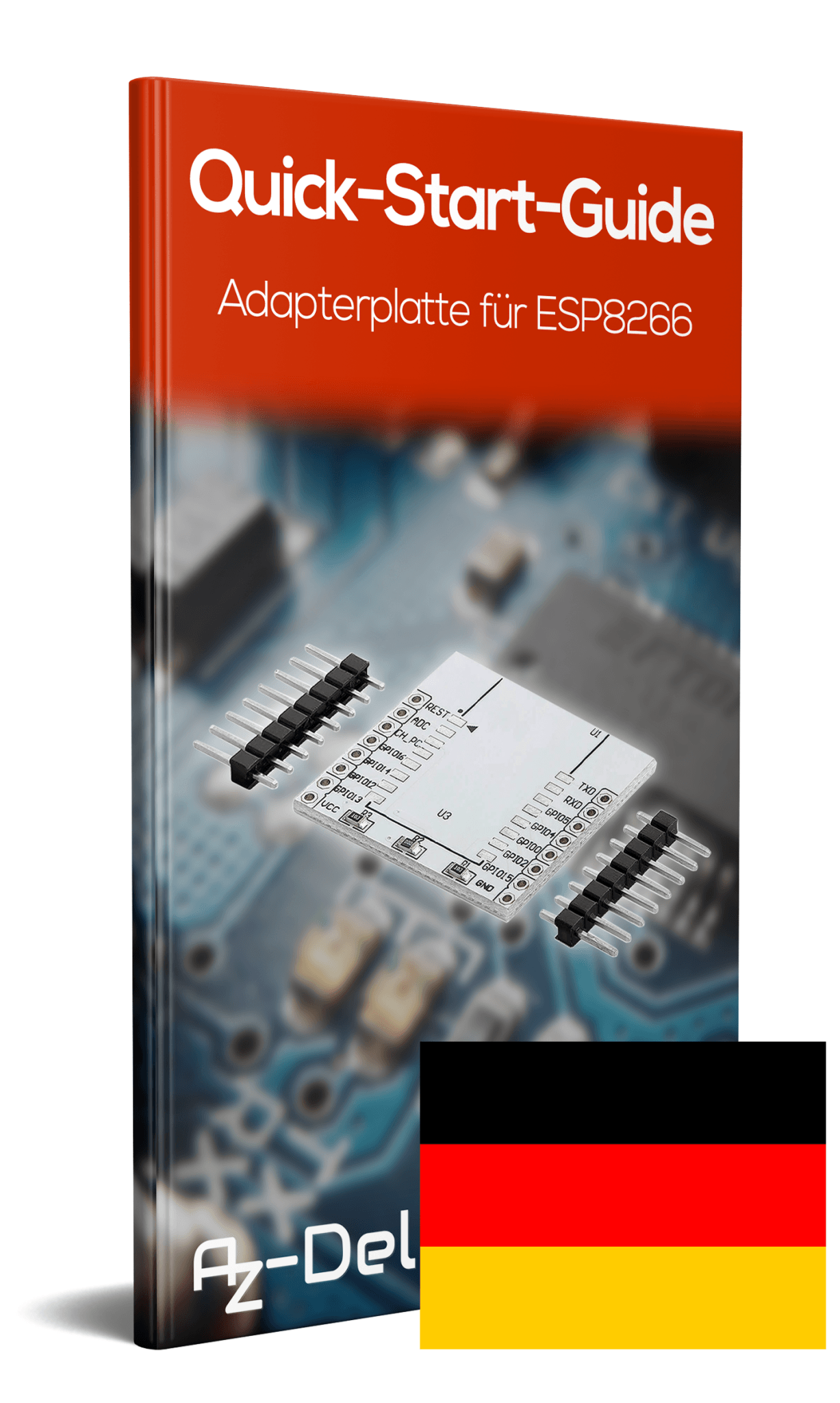 Adapterplatte für ESP8266 (Breakout) - AZ-Delivery