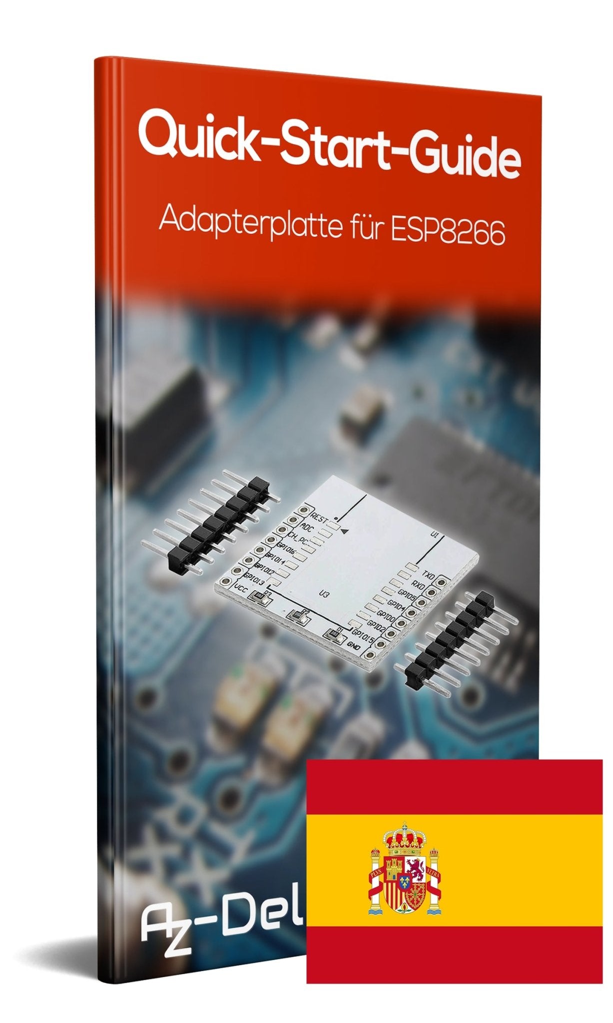 Adapterplatte für ESP8266 (Breakout) - AZ-Delivery