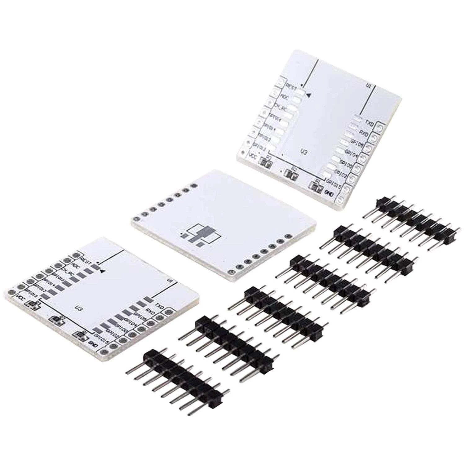 Adapterplatte für ESP8266 (Breakout) ESP8266-12E / 12F, ESP-07 und ESP-08 für optimales WLAN kompatibel - AZ-Delivery