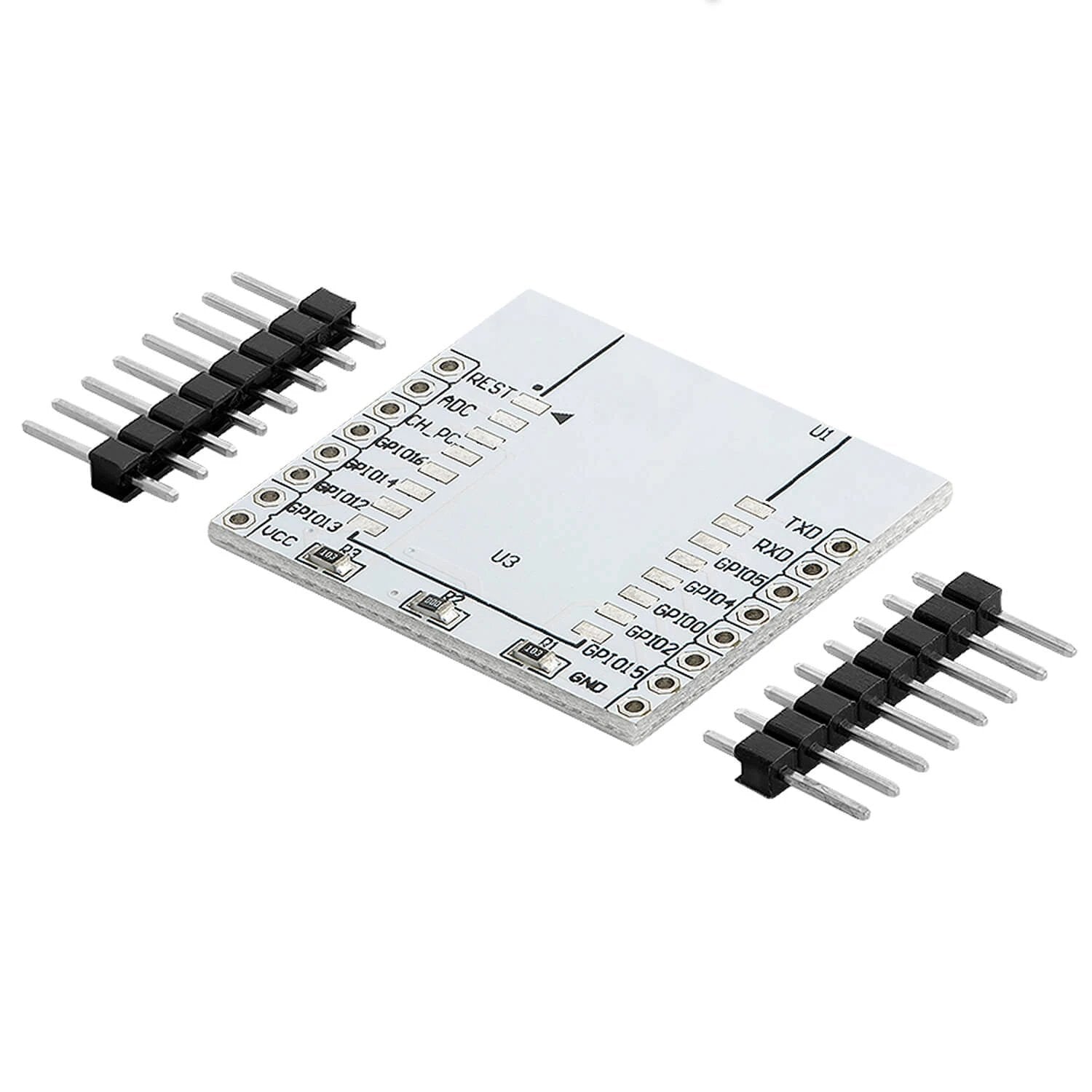 Adapterplatte für ESP8266 (Breakout) ESP8266-12E / 12F, ESP-07 und ESP-08 für optimales WLAN kompatibel - AZ-Delivery