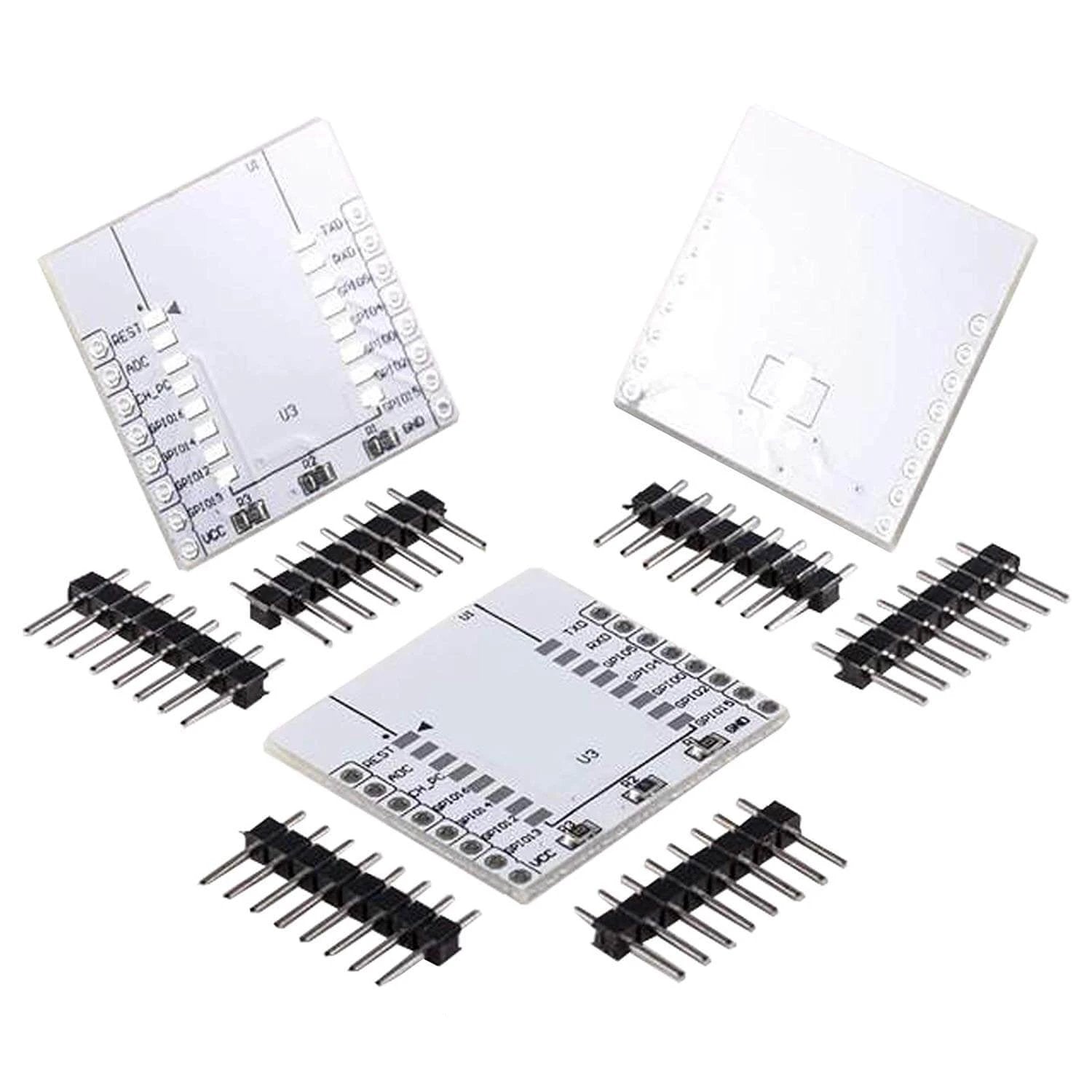 Adapterplatte für ESP8266 (Breakout) ESP8266-12E / 12F, ESP-07 und ESP-08 für optimales WLAN kompatibel - AZ-Delivery