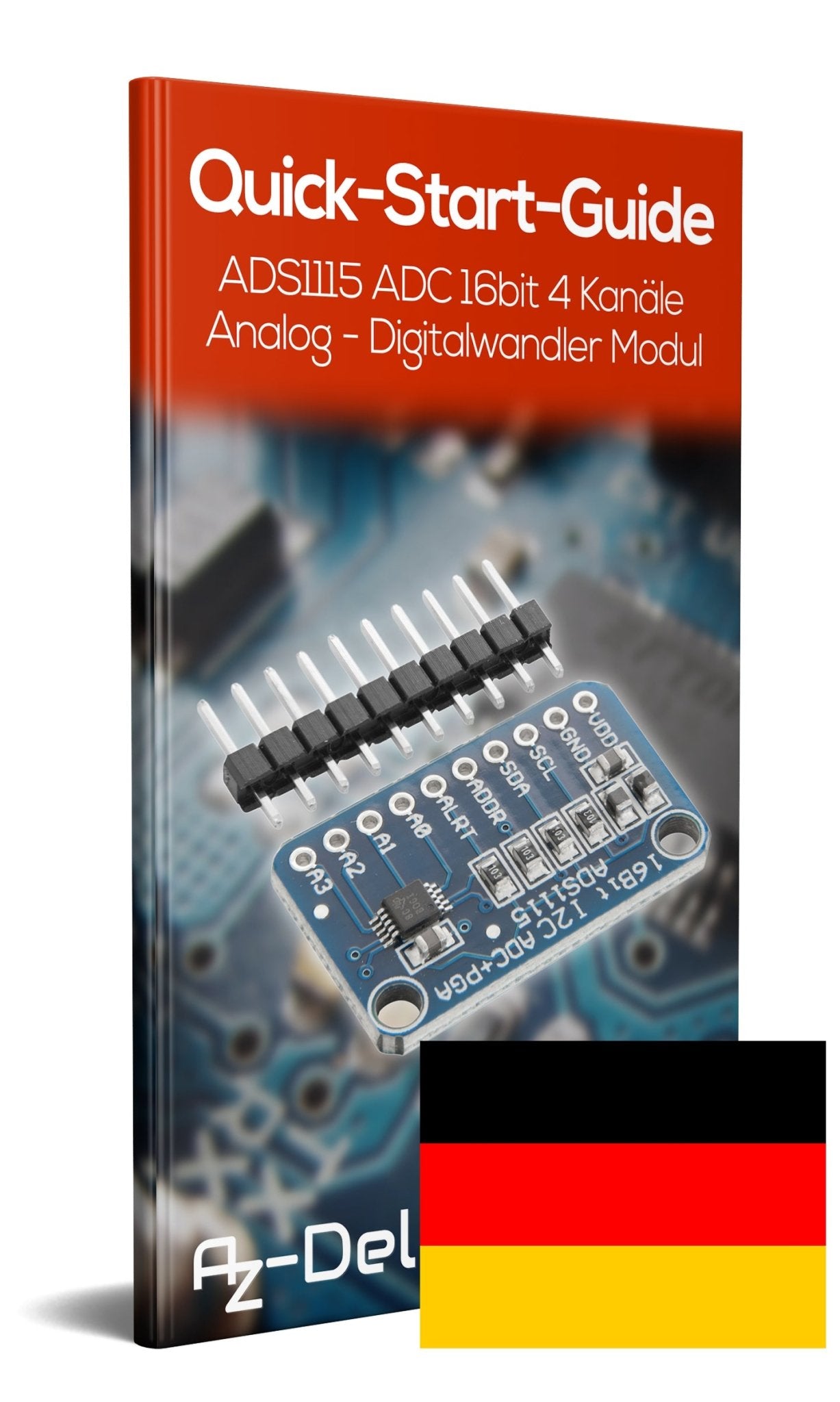 ADS1115 ADC Modul 16bit 4 Kanäle für Raspberry Pi - AZ-Delivery