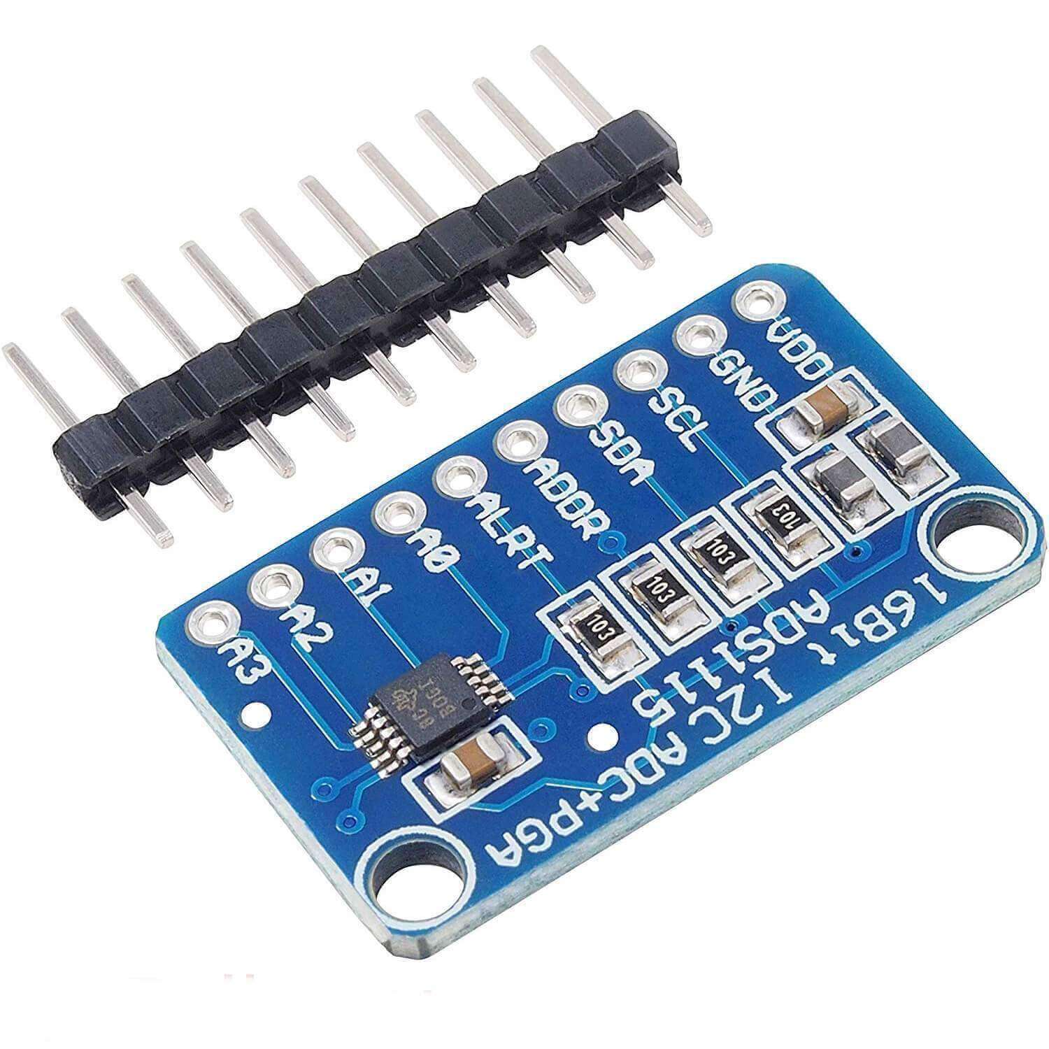 ADS1115 ADC Modul 16bit 4 Kanäle für Raspberry Pi - AZ-Delivery