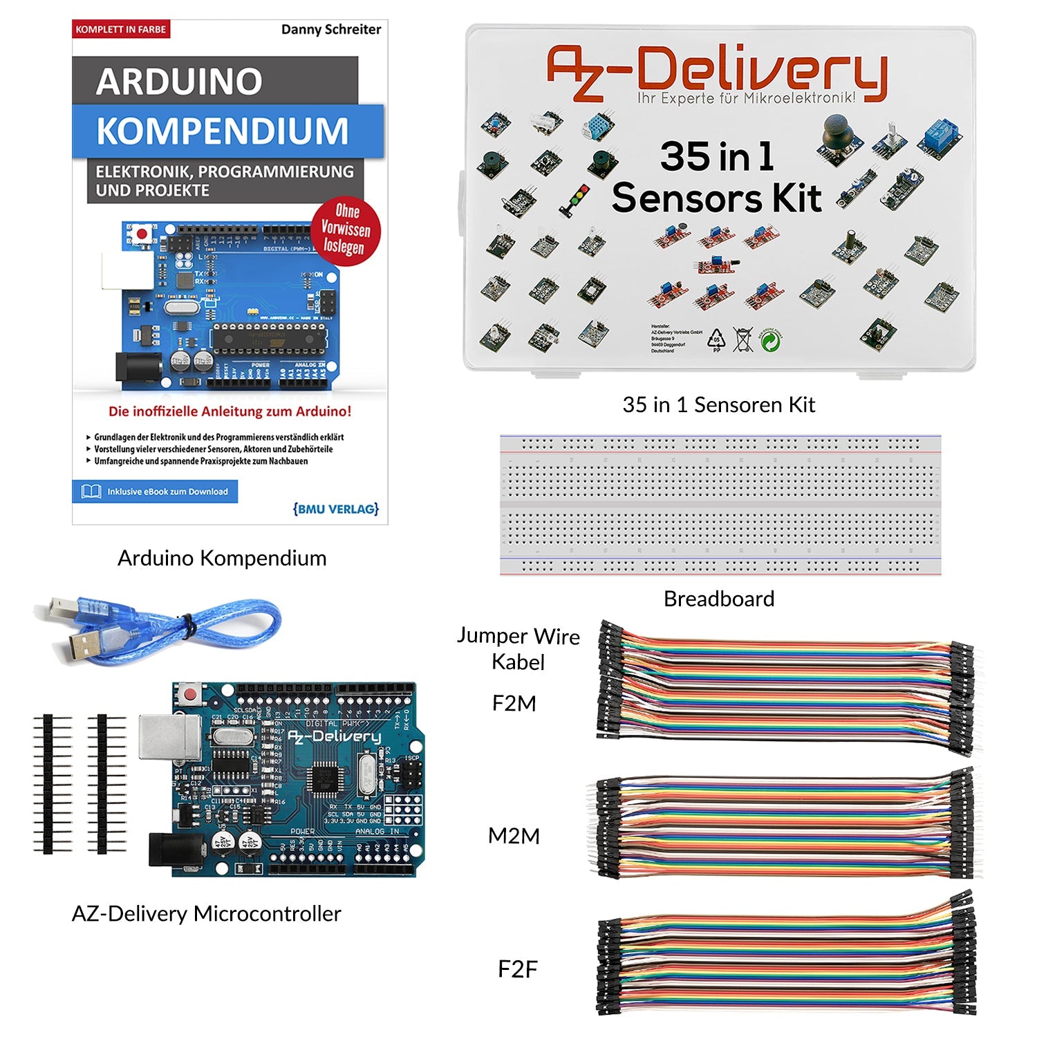 AZ-Delivery Starter Kit kompatibel mit Arduino - AZ-Delivery