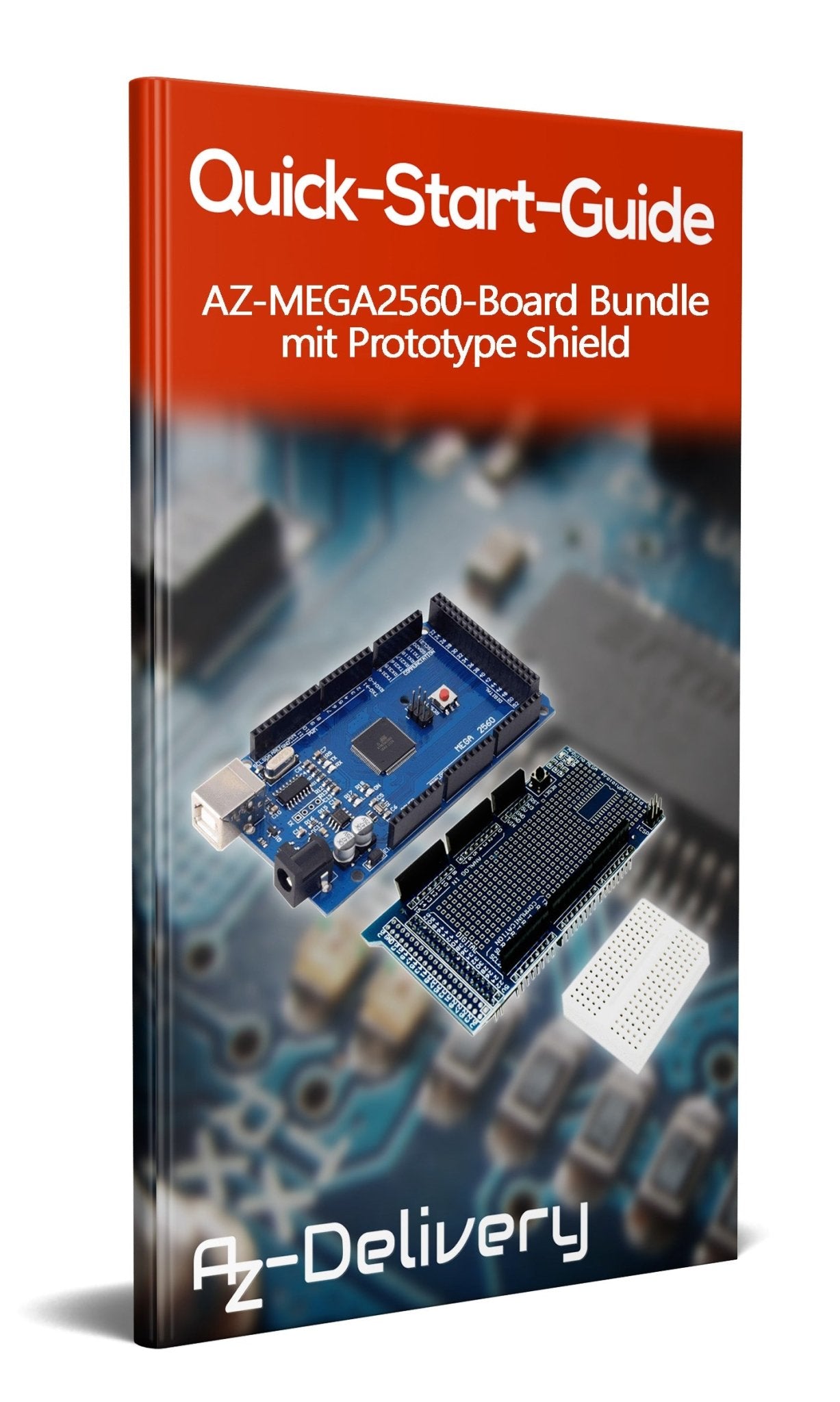 AZ-MEGA2560-Board Bundle mit Prototype Shield für AZ-MEGA2560-Board - AZ-Delivery