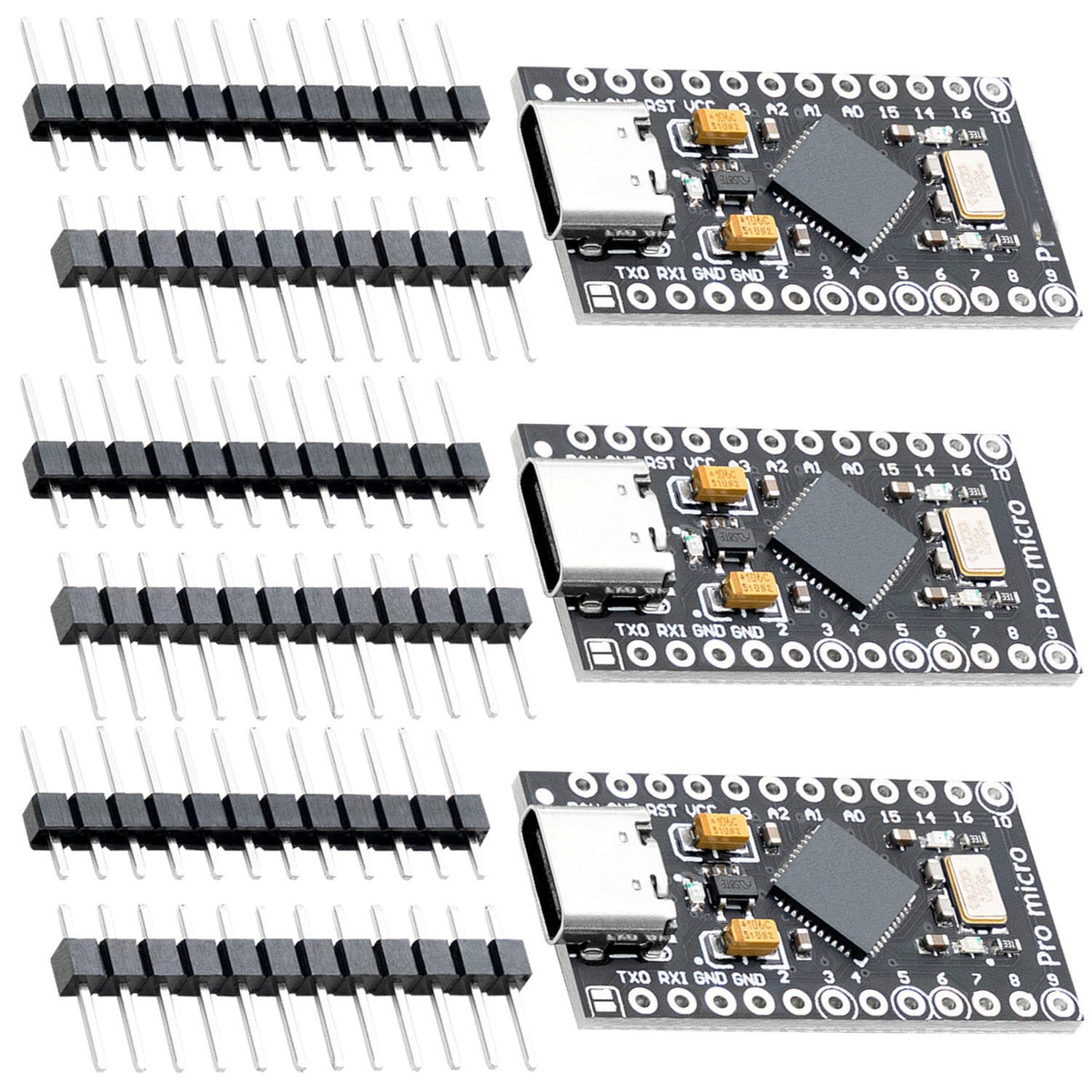Pro micro atmega32u4 5V/16MHz Development board microcontroller with ...