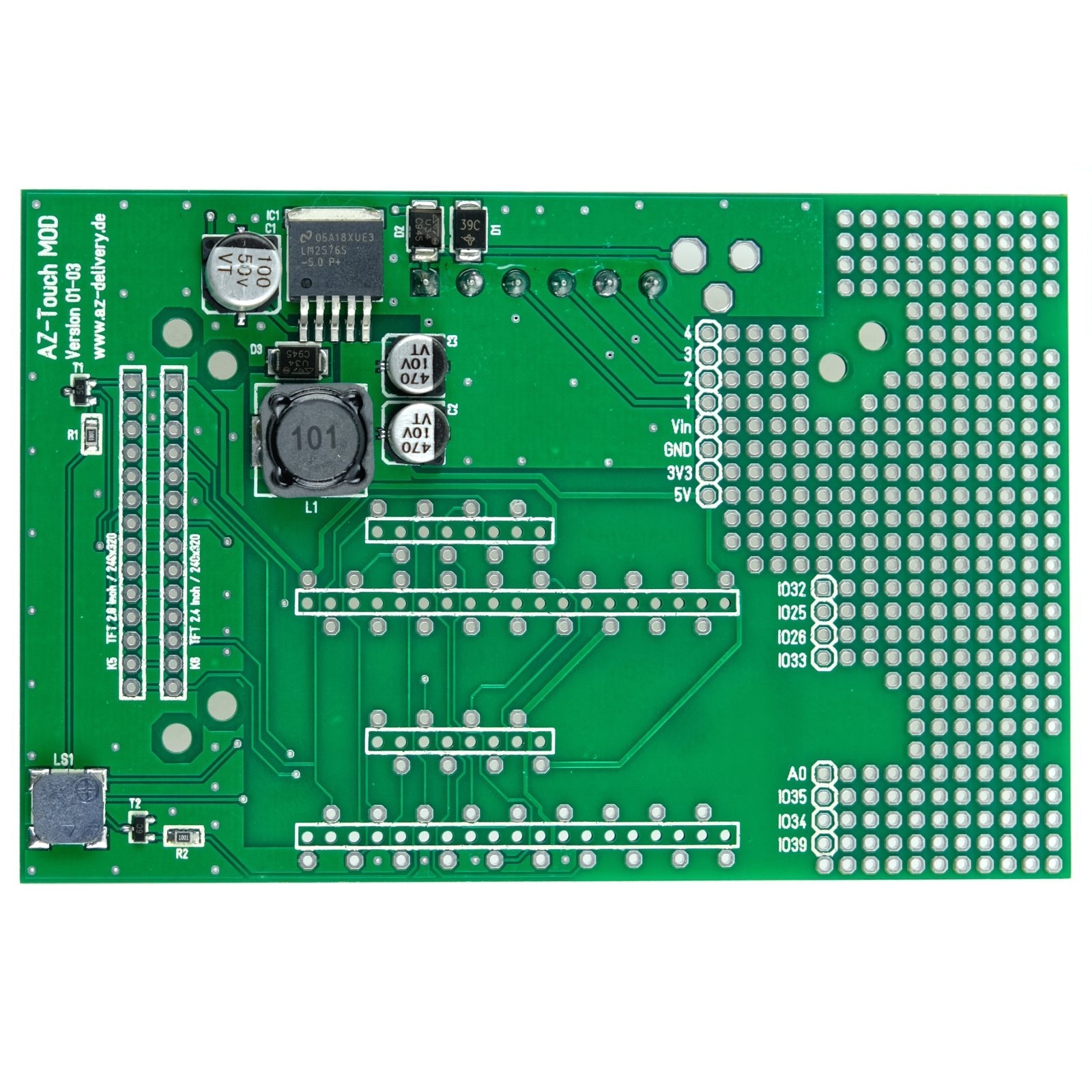 AZ-Touch Mod Smart Home Wall Housing Set with 2.4 