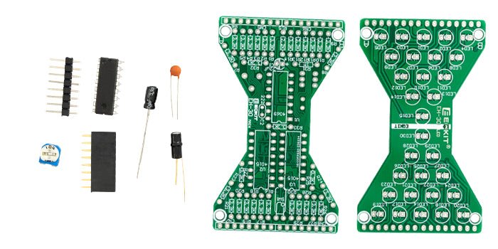 Bausatz Sanduhr: Elektronik Löten & Modellbau Set | DIY Arduino Lötstation | LED Uhr Bausatz | Roboter Bausatz | Einzigartiges Sanduhren Set - AZ-Delivery