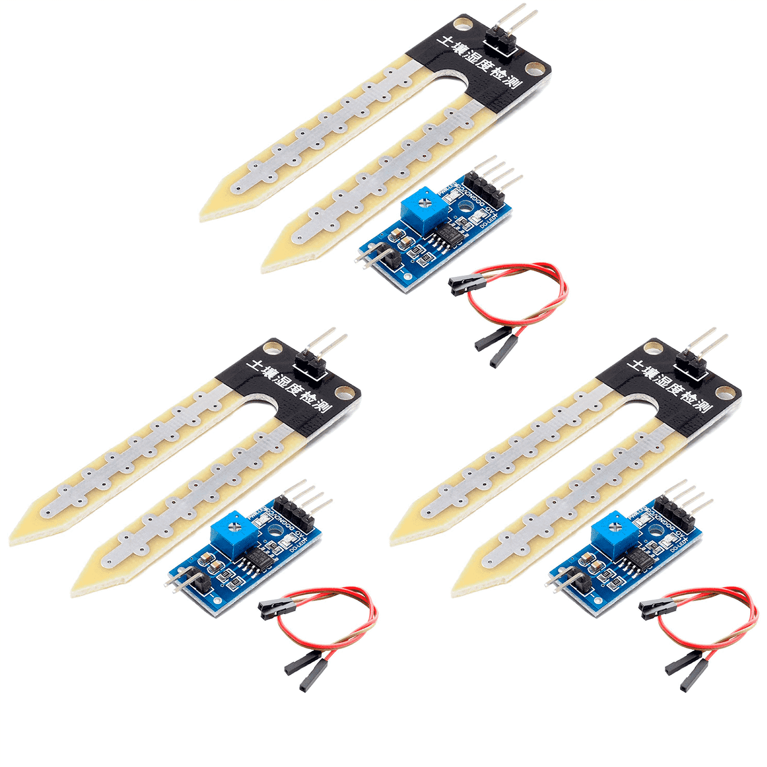 Bodenfeuchtesensor Hygrometer Boden Feuchtigkeit Module kompatibel mit Arduino und Raspberry Pi - AZ-Delivery