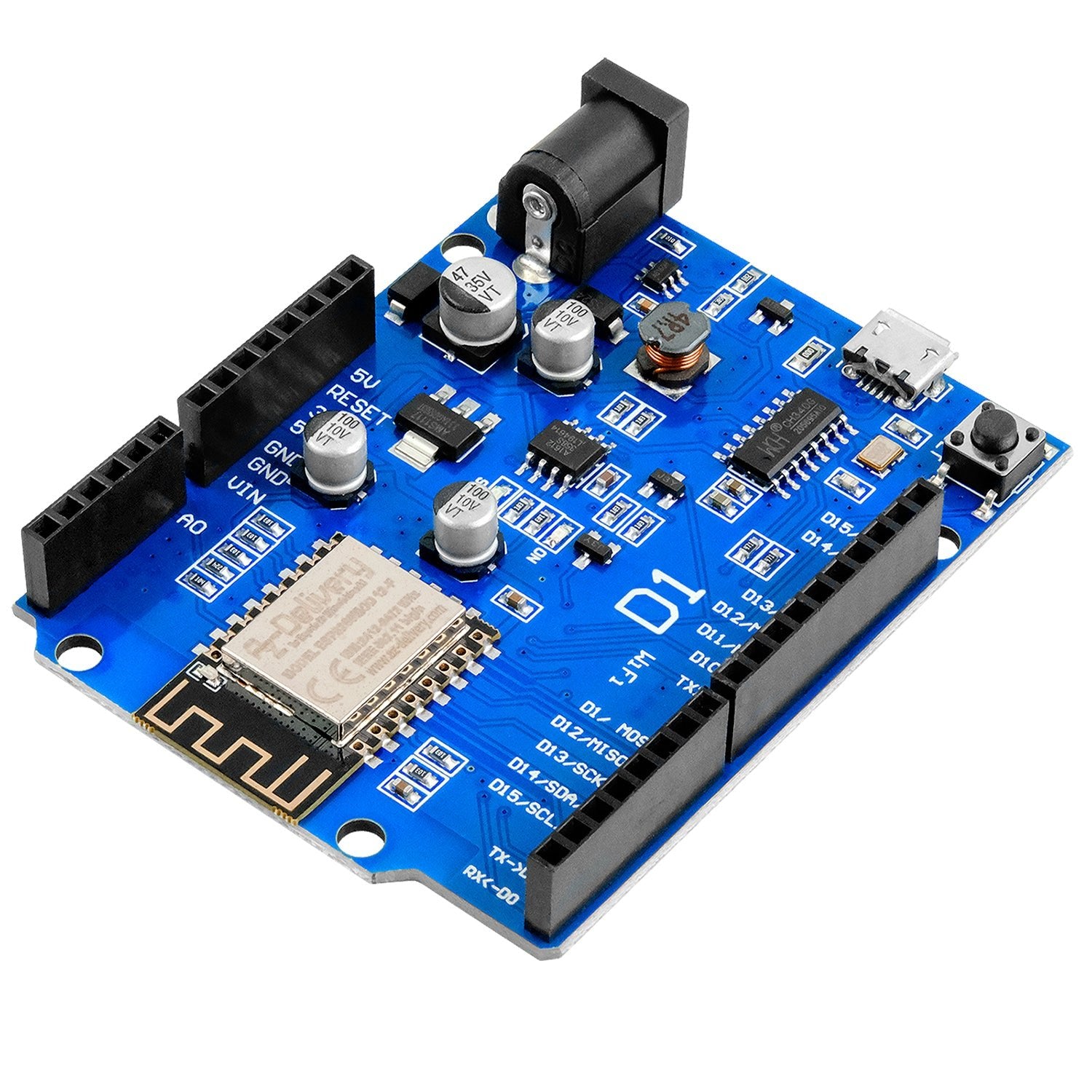 D1 Board NodeMCU ESP8266MOD-12F WiFi Wlan Modul kompatibel mit Arduino - AZ-Delivery