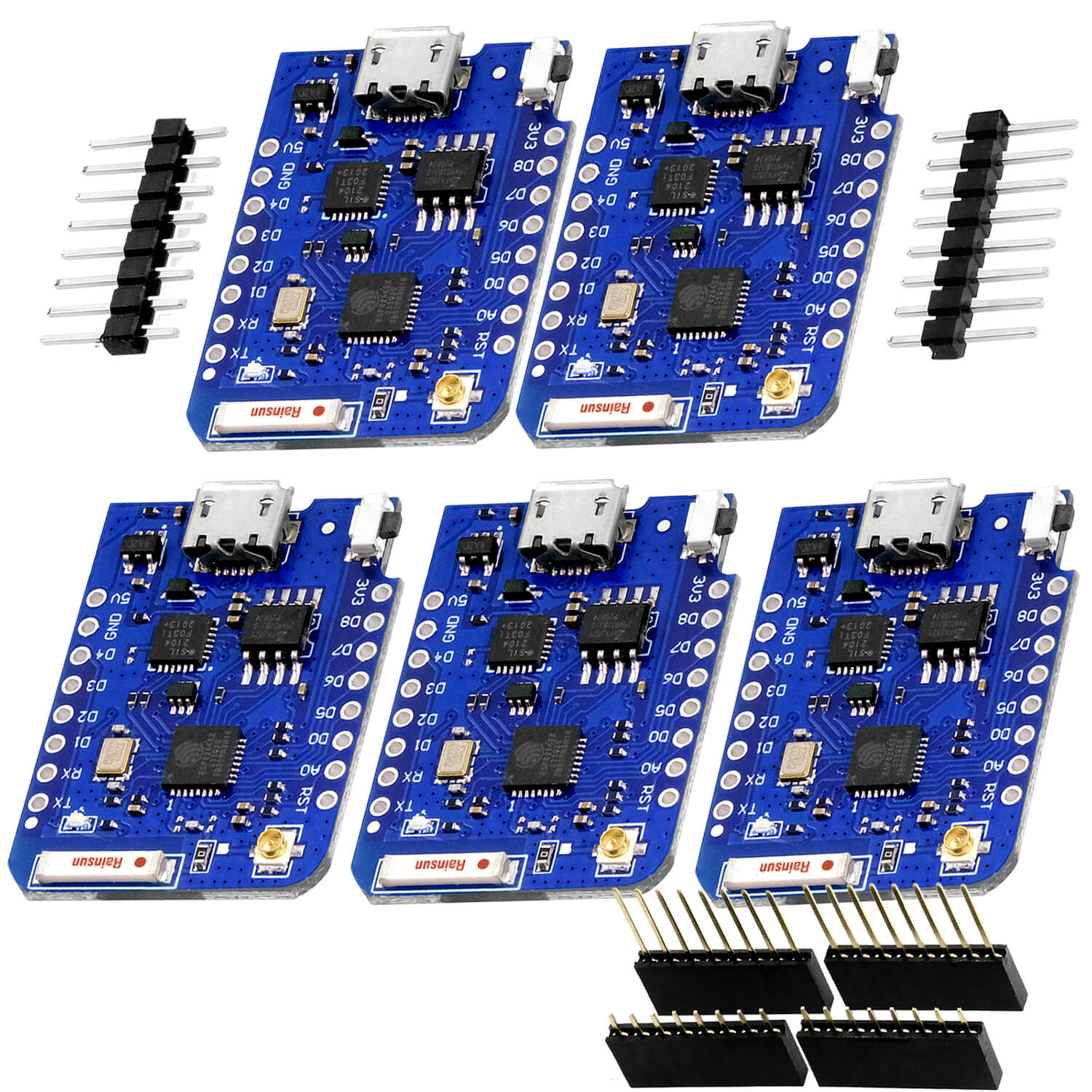 D1 Mini Pro ESP8266 ESP-8266EX CP2104 WIFI Entwicklungboard kompatibel mit Arduino - AZ-Delivery