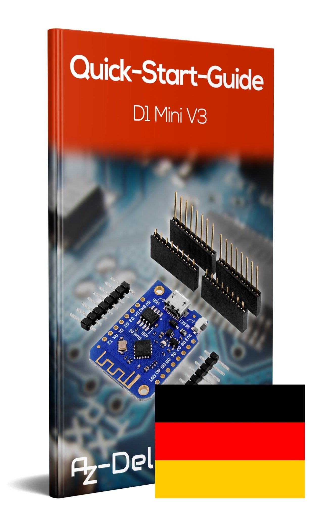 D1 Mini V3 NodeMCU mit ESP8266-12F WLAN Modul - AZ-Delivery