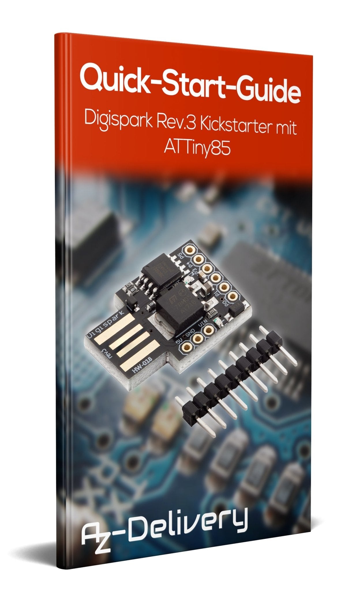 Digispark Rev.3 Kickstarter mit ATTiny85 und USB - AZ-Delivery