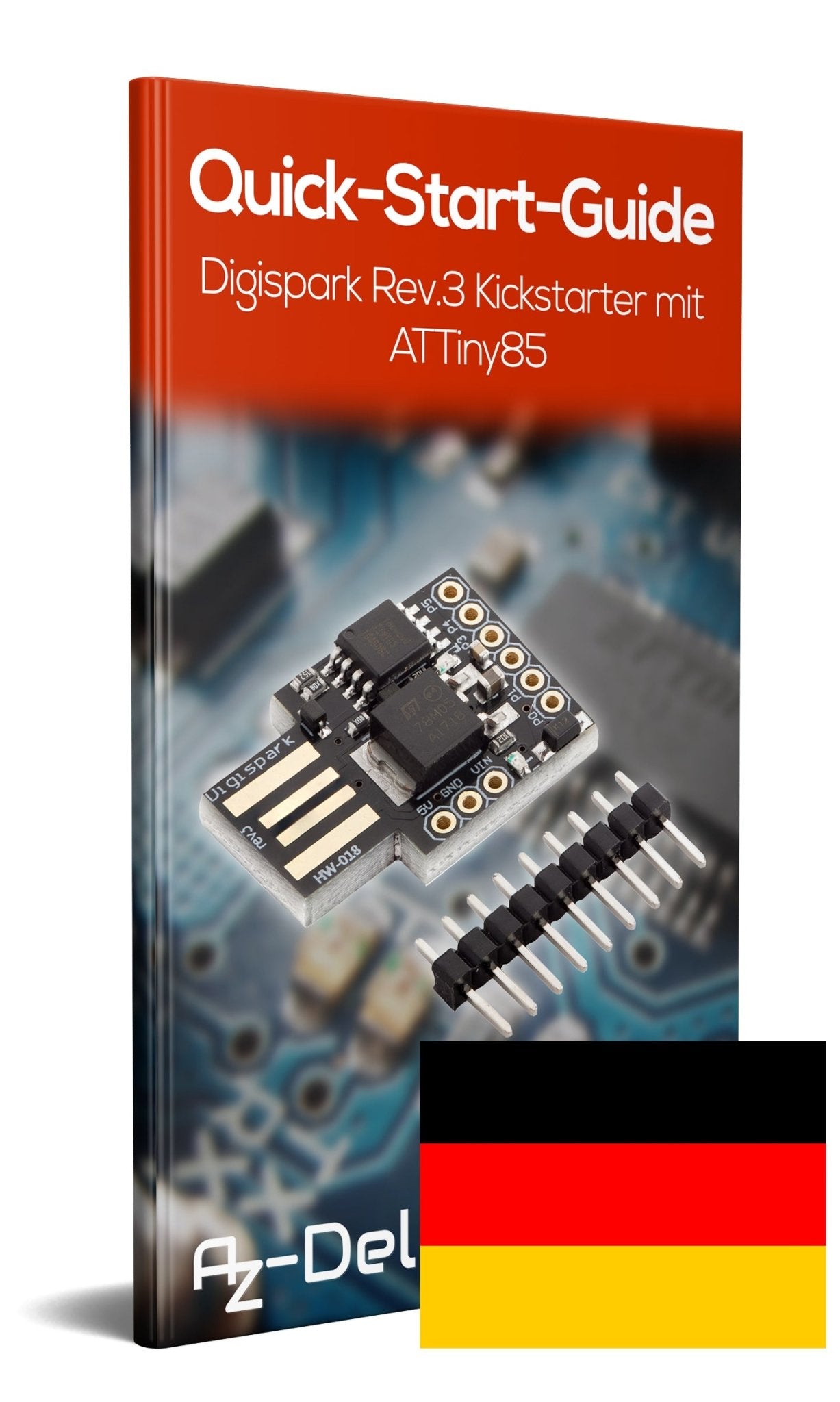 Digispark Rev.3 Kickstarter mit ATTiny85 und USB - AZ-Delivery