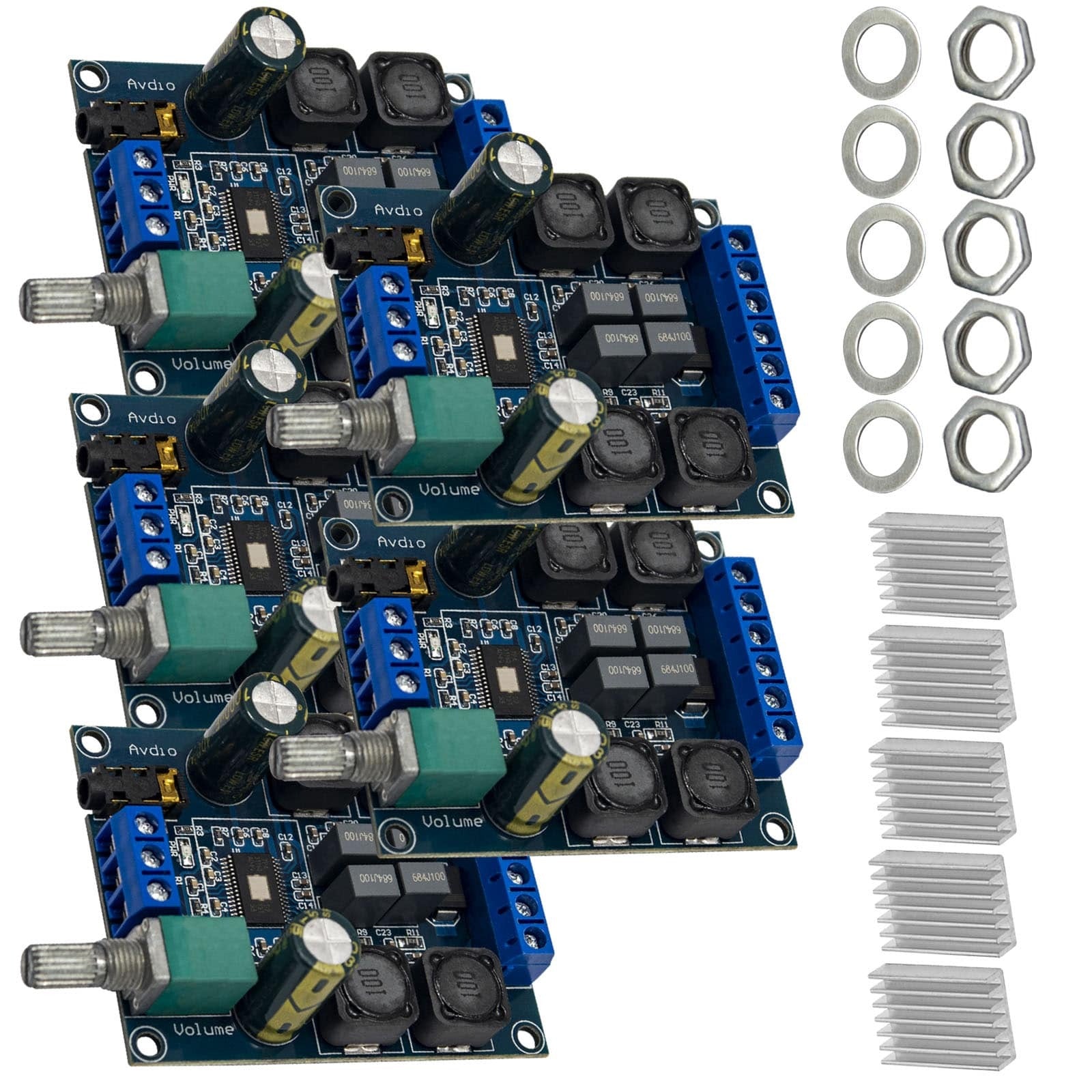 Digital Verstärker Platine TPA3116D2 mit zwei Kanal Stereo Vorverstärker - AZ-Delivery