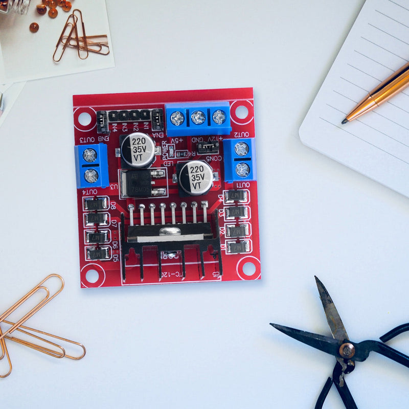 Doppel H-Brücke DC Motor Controller Board AZ-L298N komp. mit Arduino