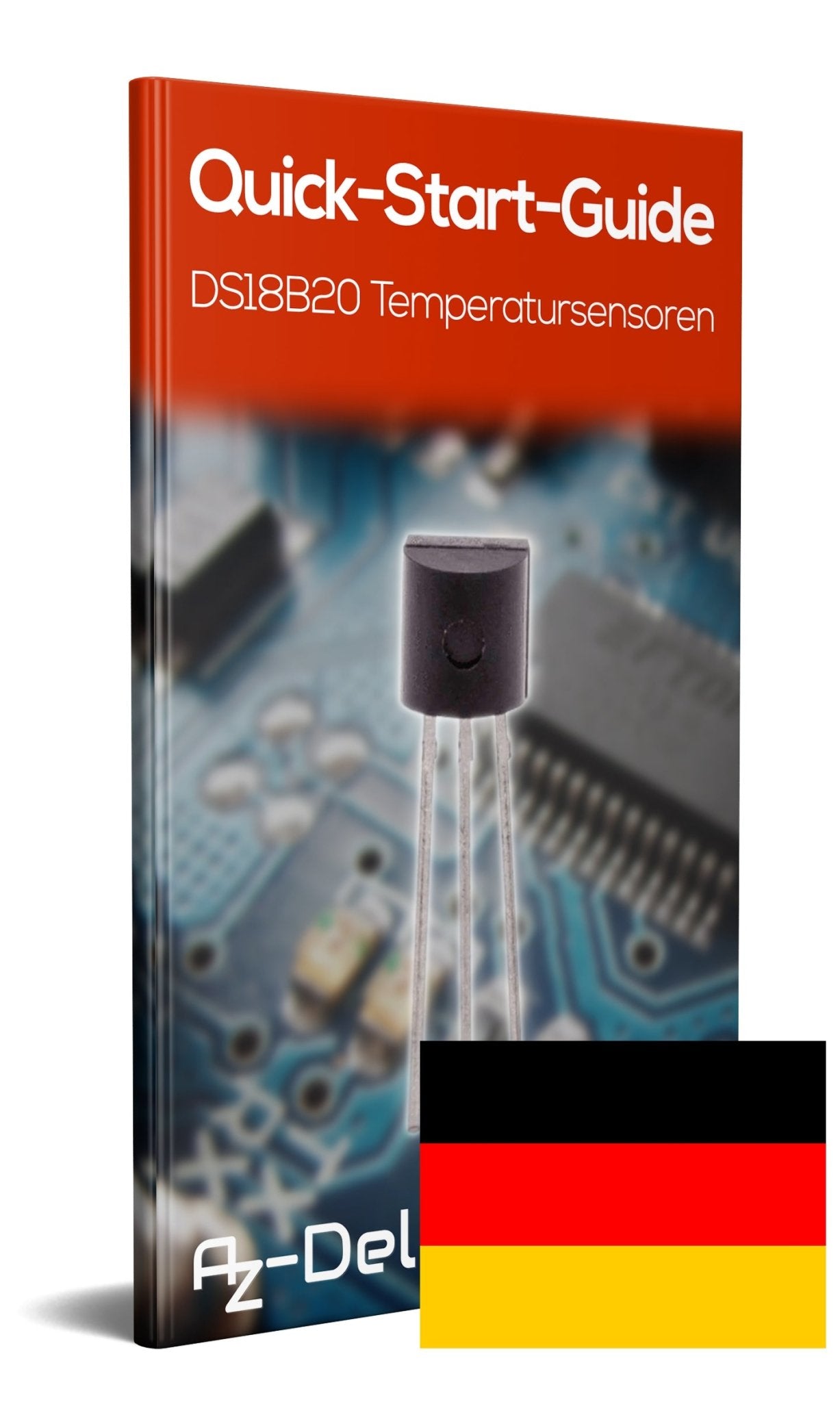 DS18B20 digitaler Temperatursensor TO92-55°C - +125°C - AZ-Delivery