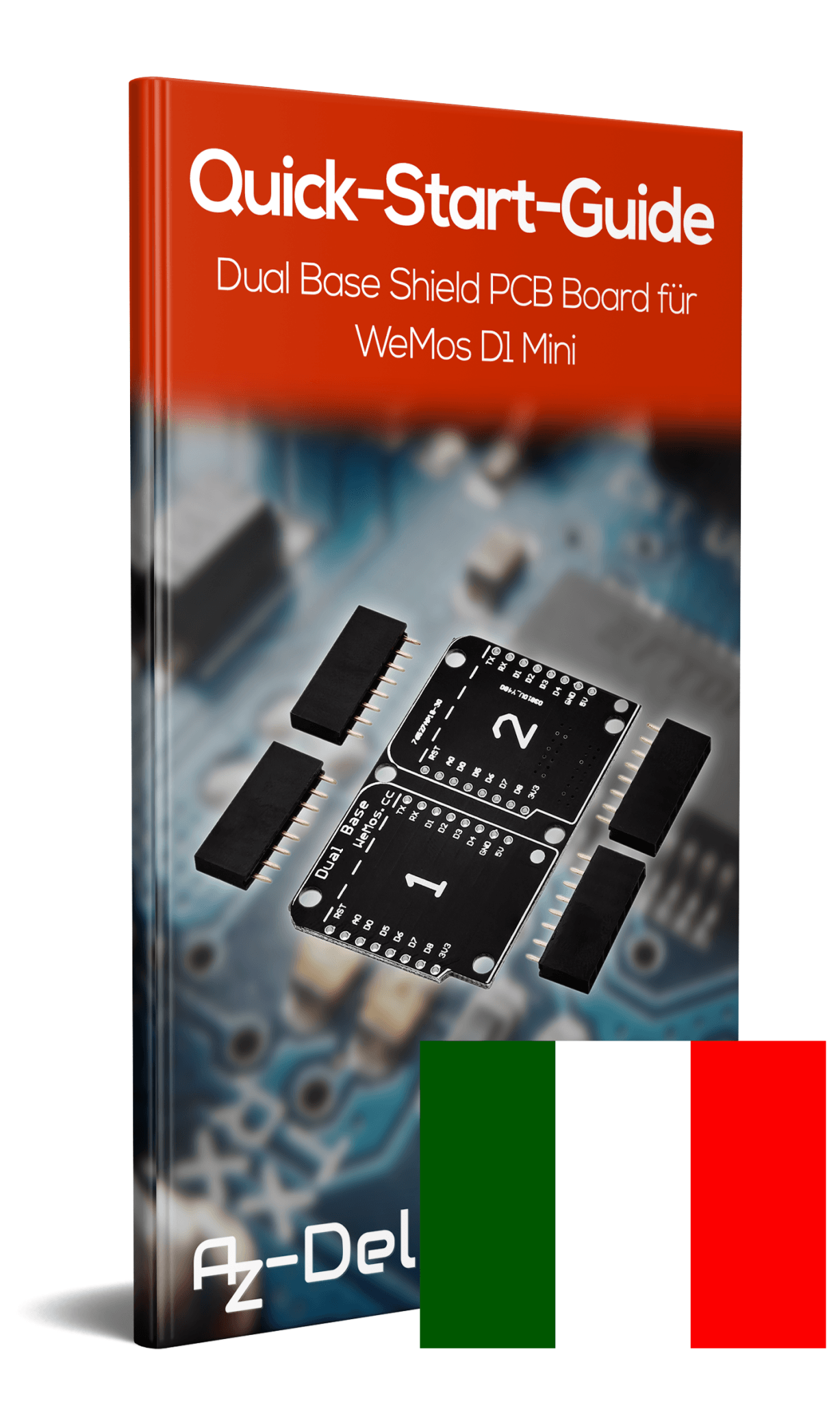 Dual Base Shield PCB Board Für D1 Mini NodeMCU ESP8266 - AZ-Delivery