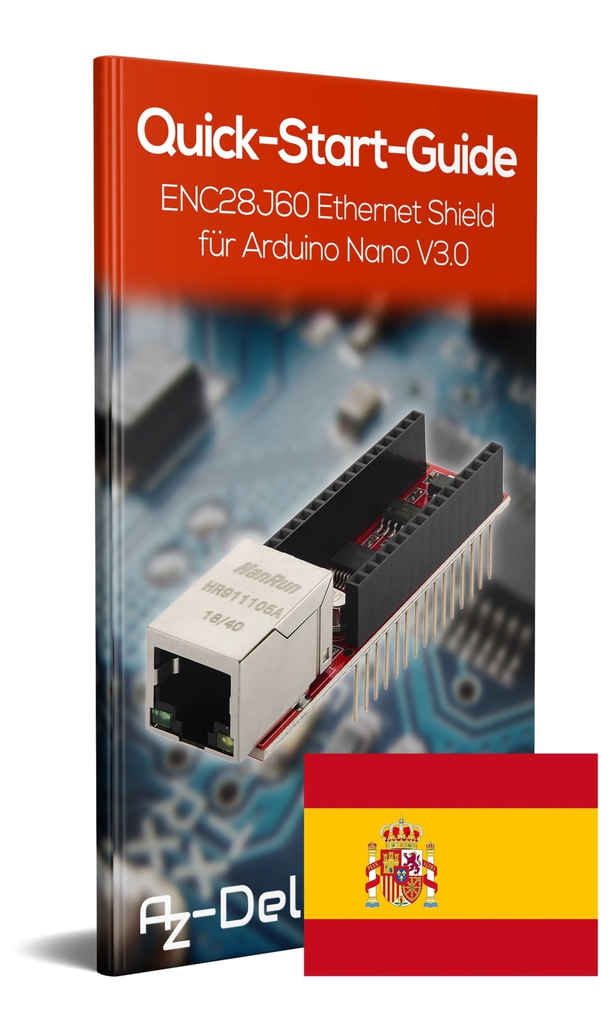 ENC28J60 Ethernet Shield für Nano V3.0 - AZ-Delivery