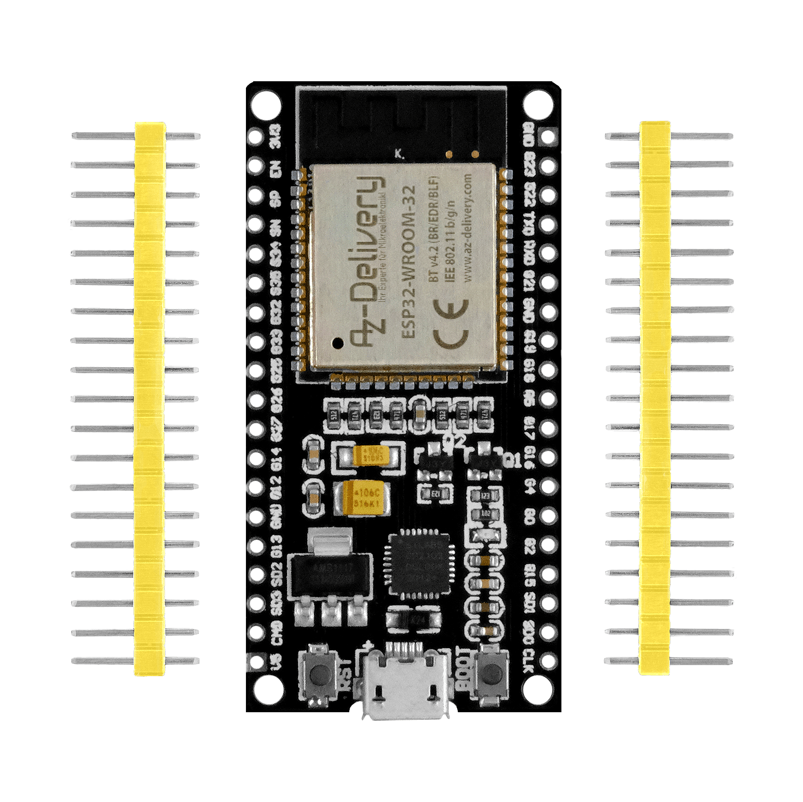 ESP32 Dev Kit C unverlötet kompatibel mit Arduino - AZ-Delivery