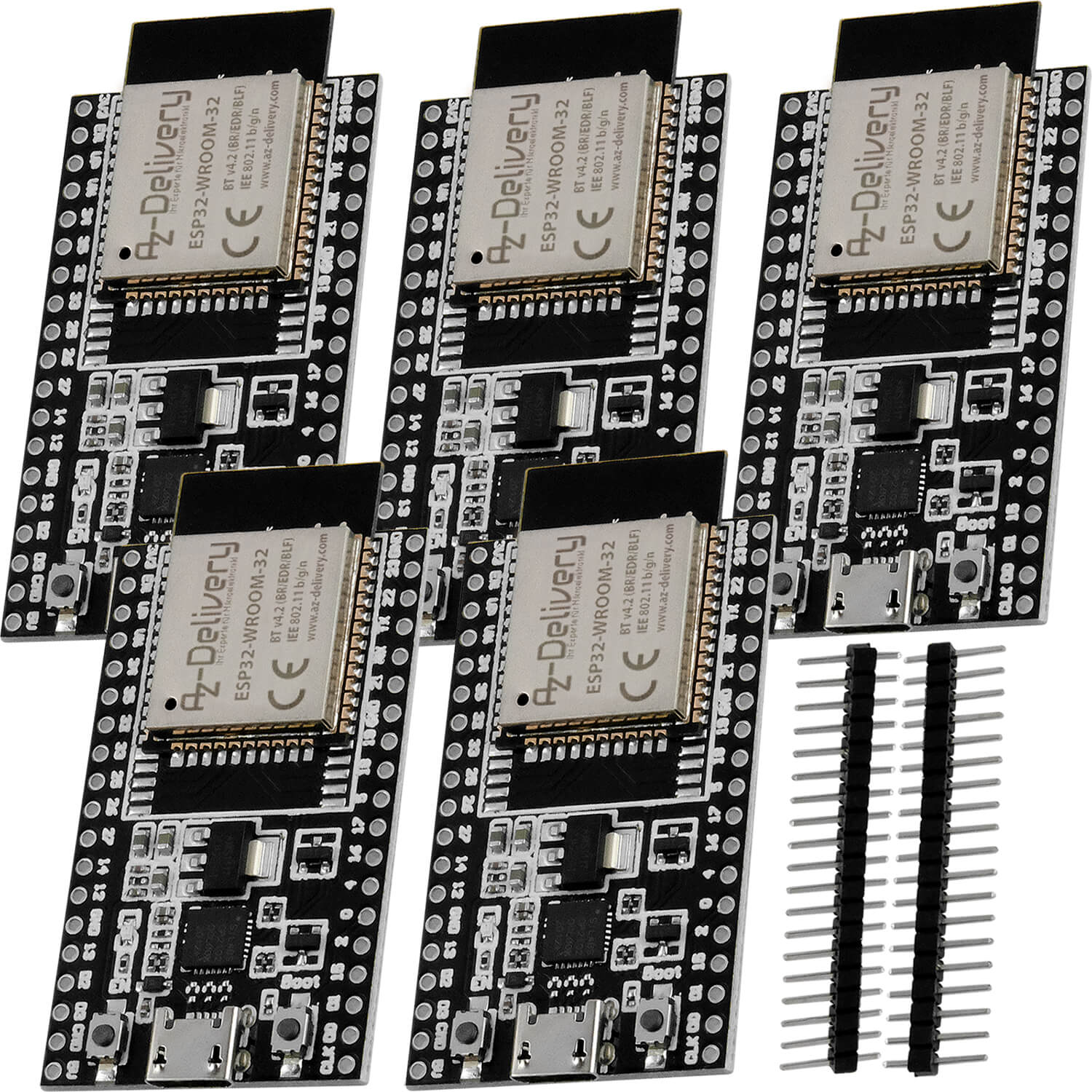 ESP32 Dev Kit C V4 unverlötet kompatibel mit Arduino - AZ-Delivery