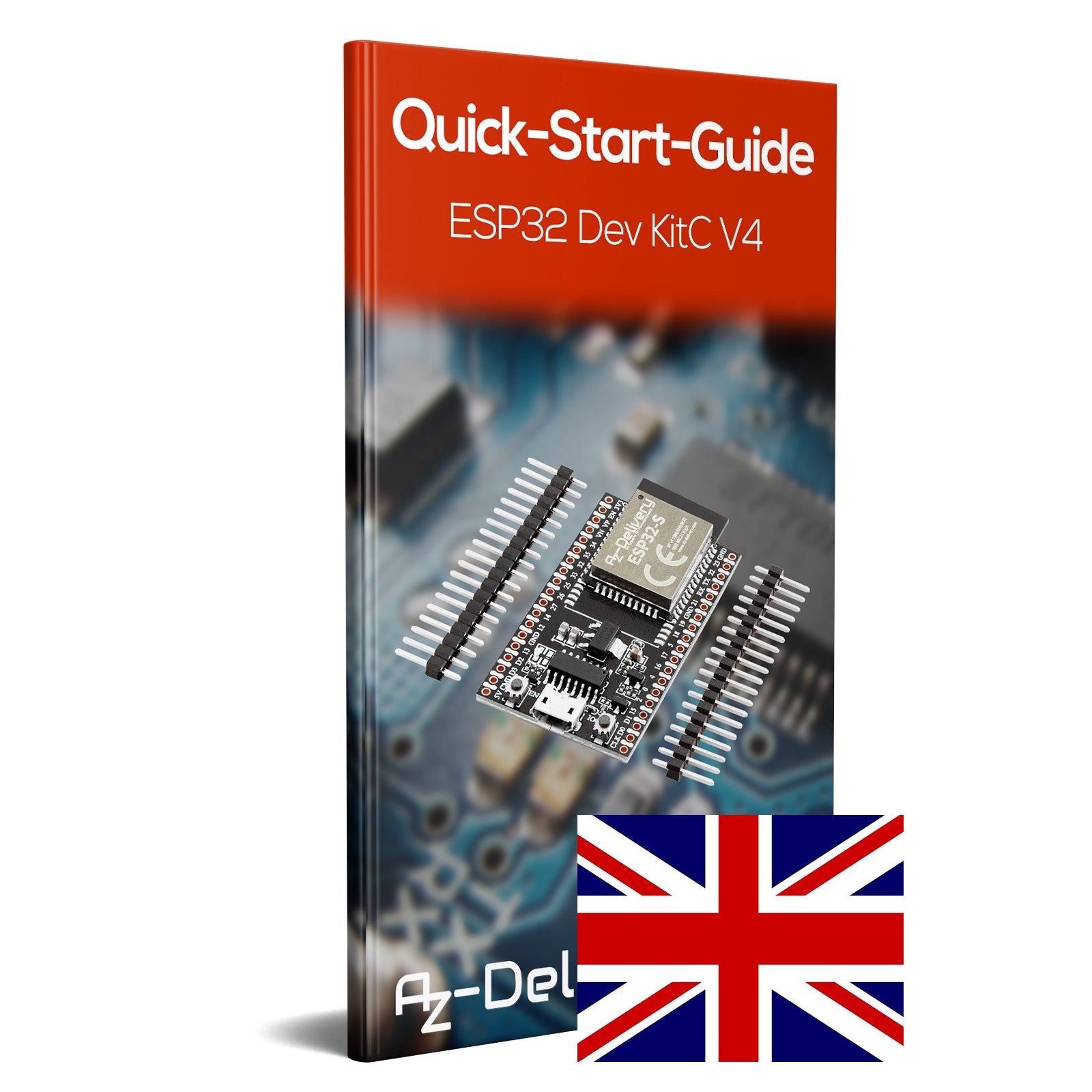 ESP32S Dev Kit C V4 NodeMCU WLAN Development Board unverlötet kompatibel mit Arduino (Nachfolger Modul von ESP32S Dev Kit C) - AZ-Delivery