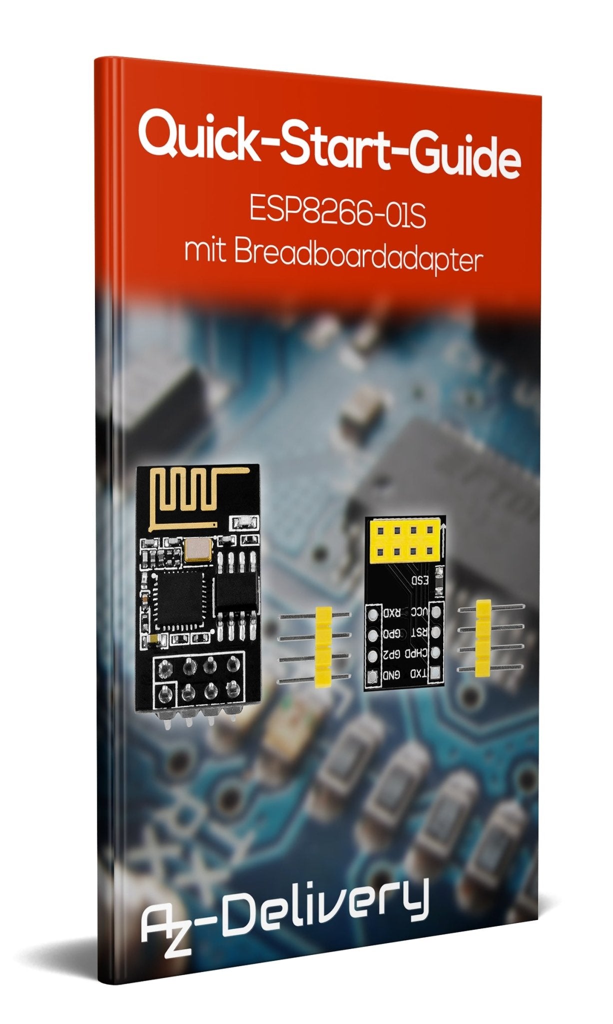 ESP8266 01 esp-01 Wlan WiFi Modul mit Breadboardadapter - AZ-Delivery