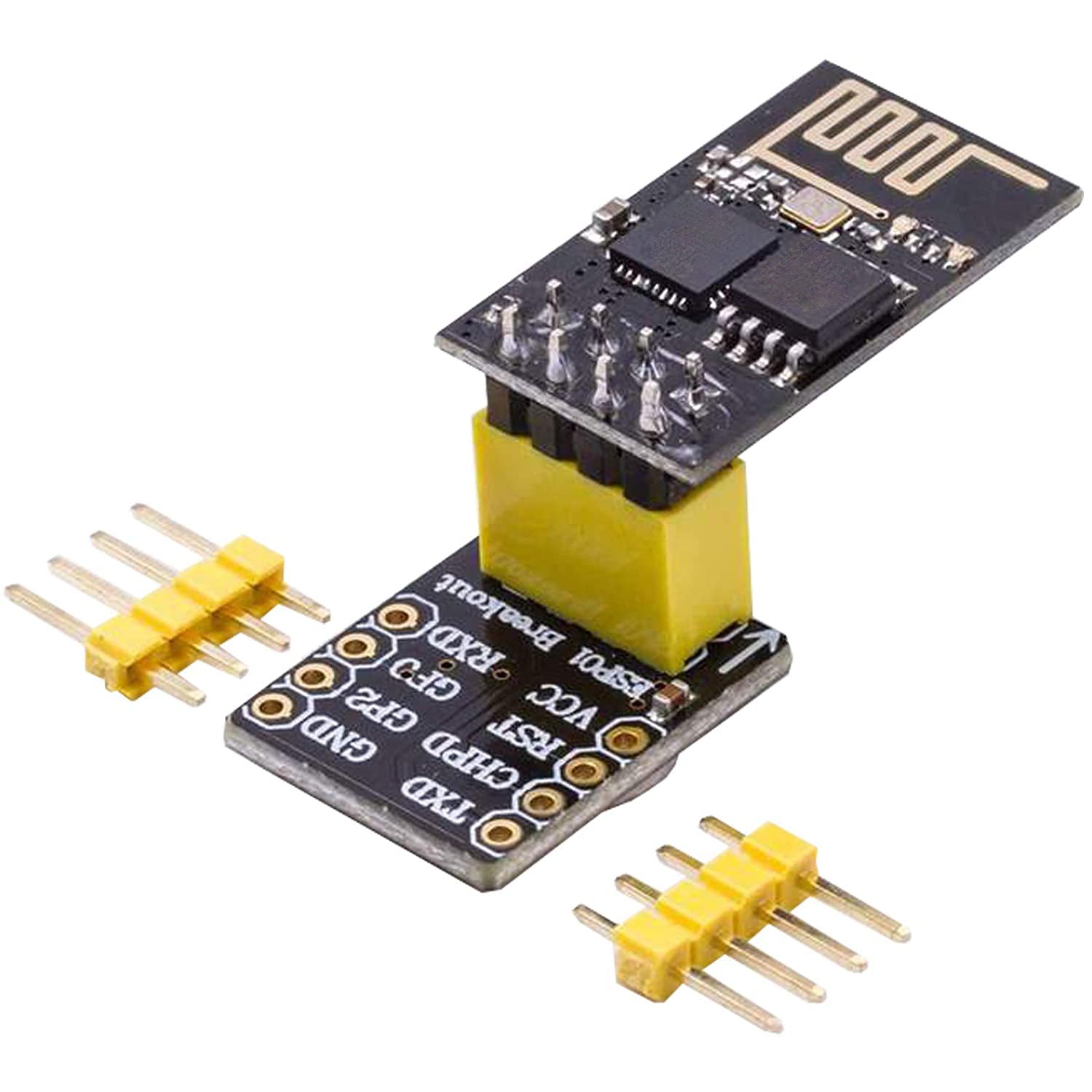 ESP8266 01S esp-01S Wlan WiFi Modul mit Breadboardadapter - AZ-Delivery