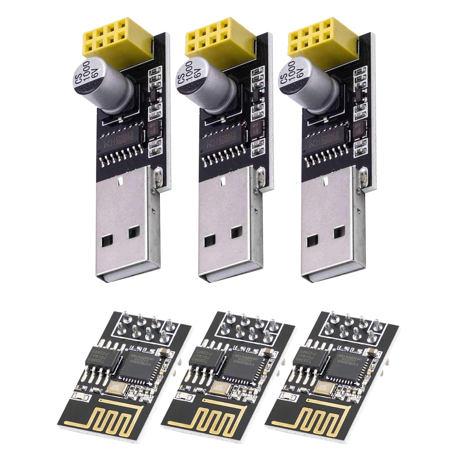 ESP8266 ESP-01S mit USB-Adapter Wlan WiFi Modul - AZ-Delivery