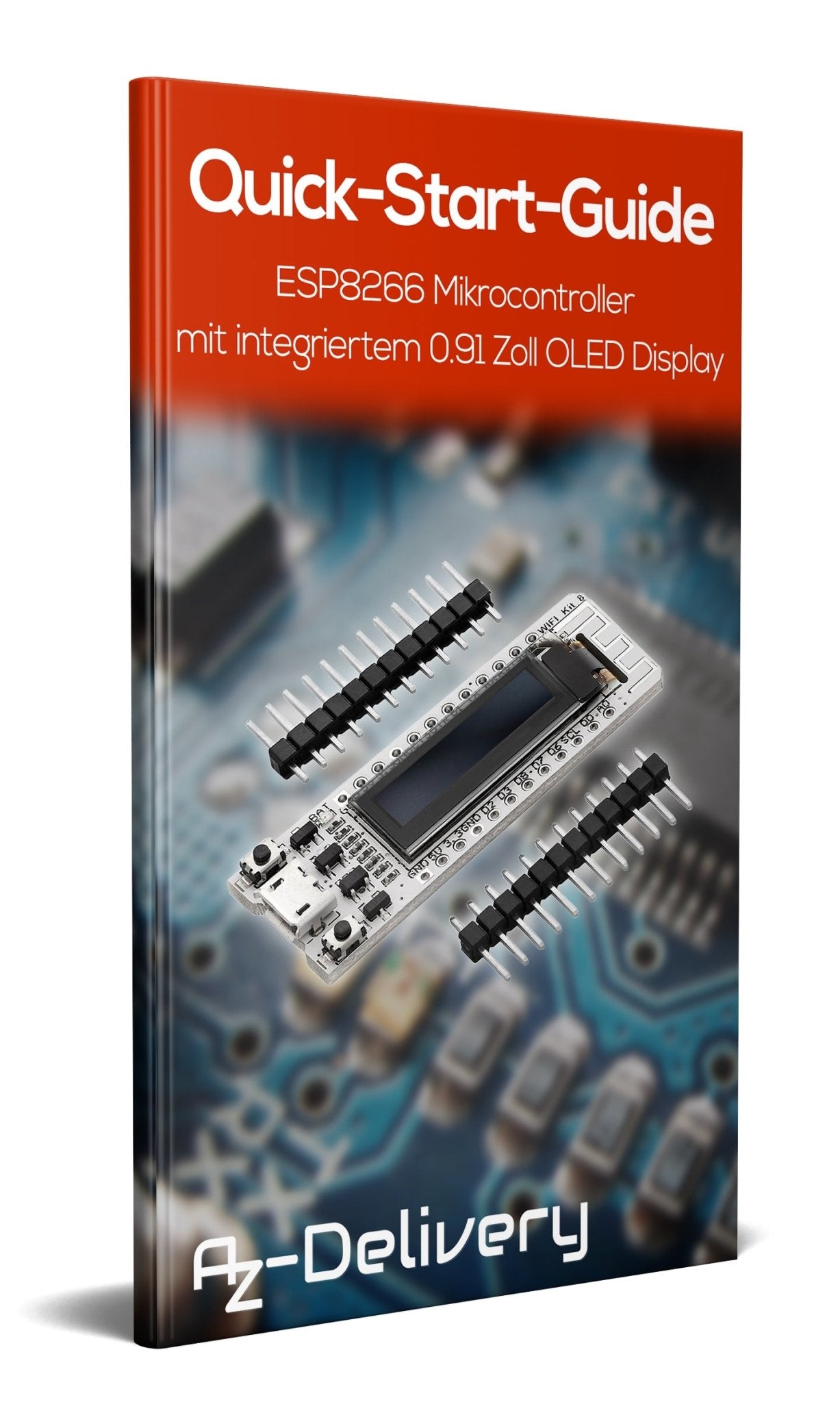 ESP8266 Mikrocontroller mit integriertem 0.91" OLED Display - AZ-Delivery