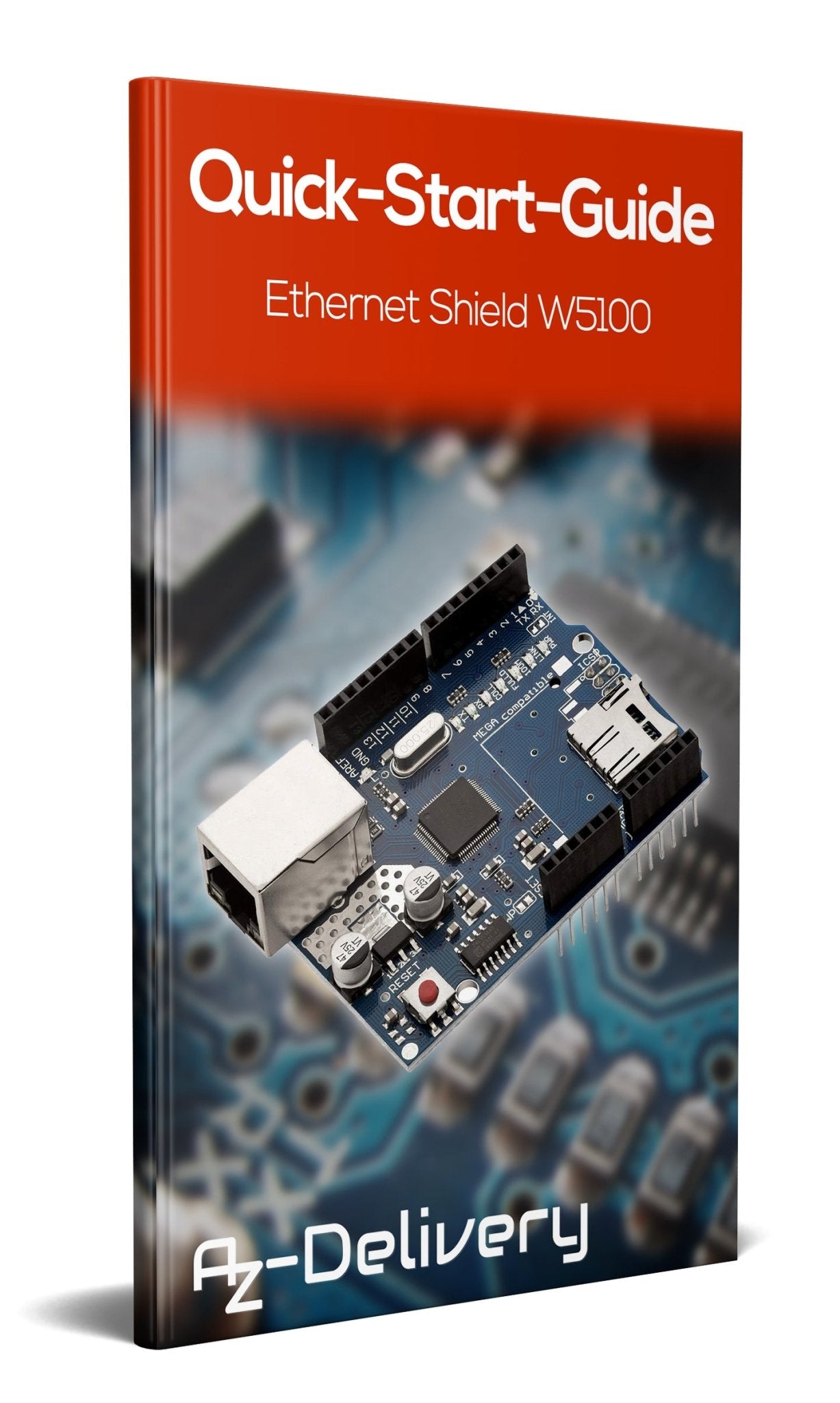 Ethernet Shield W5100 mit MicroSD-Karten Slot - AZ-Delivery