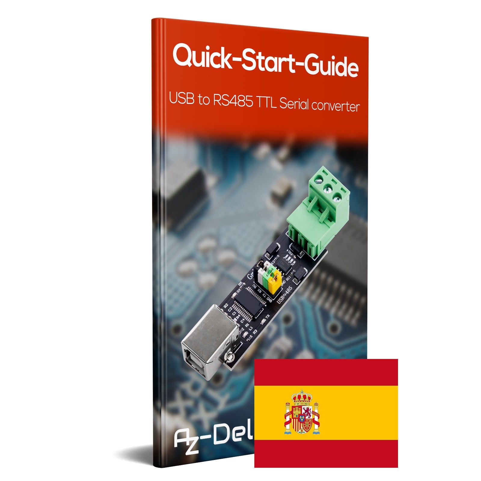 FT232 USB 2.0 zu TTL RS485 Seriell zu USB Adapter | Serieller Konverter Adapter Modul Interface Board - AZ-Delivery