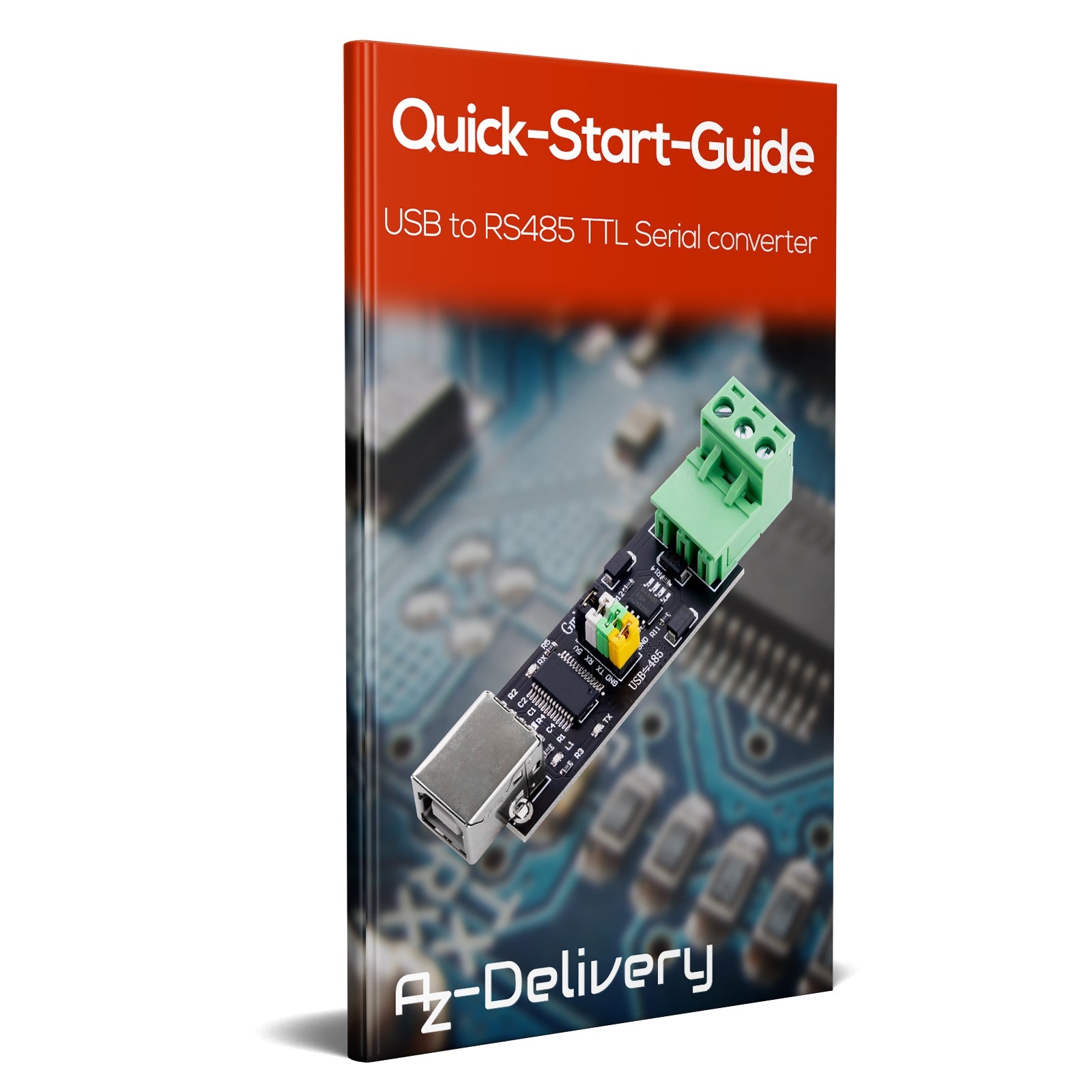 FT232 USB 2.0 zu TTL RS485 Seriell zu USB Adapter | Serieller Konverter Adapter Modul Interface Board - AZ-Delivery