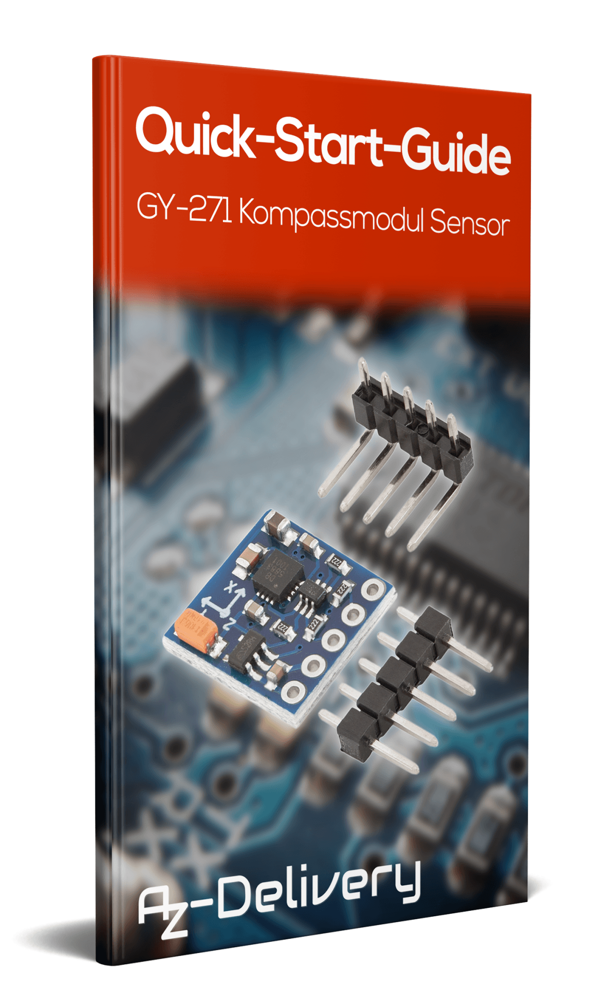 GY-271 Kompassmodul Kompass Magnet Sensor für Raspberry Pi - AZ-Delivery