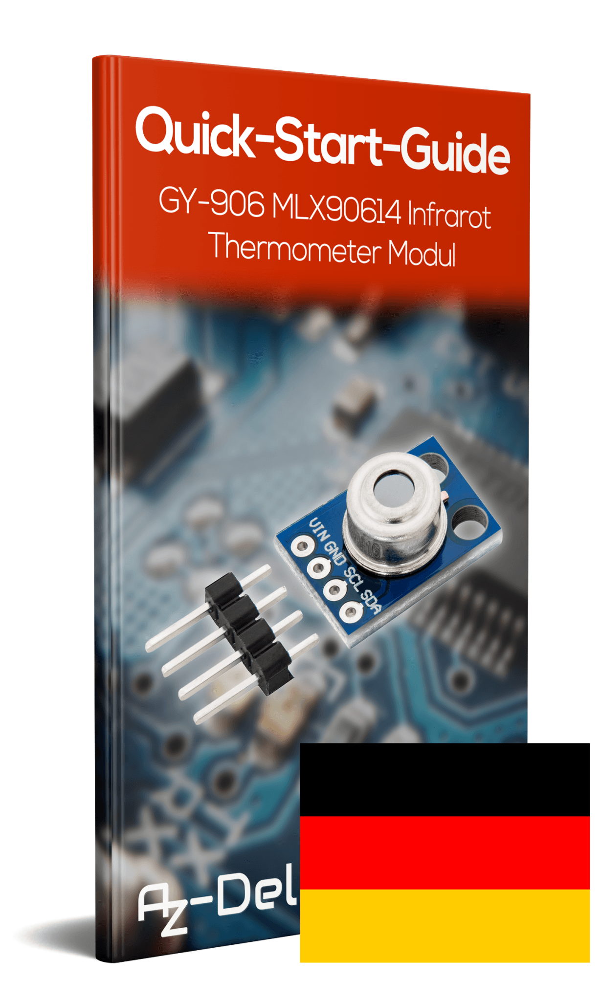 GY-906 MLX90614 Infrarot Thermometer Modul IR Temperatursensor - AZ-Delivery