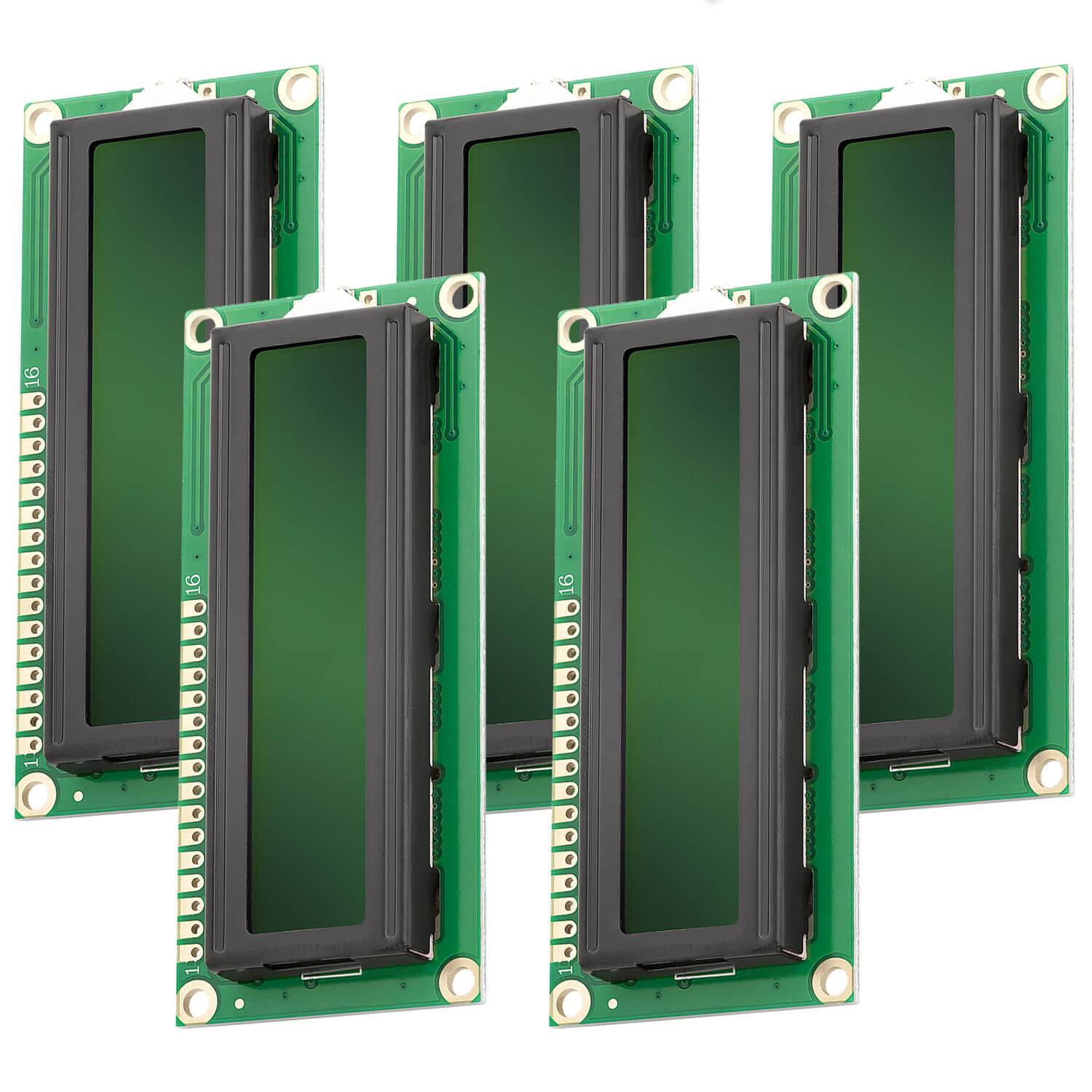 HD44780 1602 LCD Modul Display 2x16 Zeichen (mit grünem Hintergrund) kompatibel mit Arduino und Raspberry Pi - AZ-Delivery