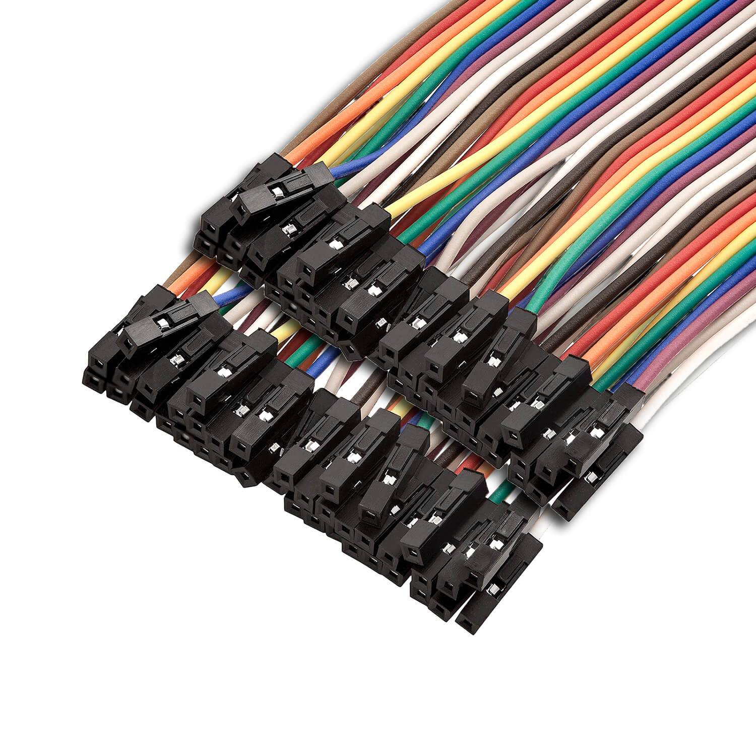 10 cables Dupont de para pruebas de 20 cm - cables de puente para Arduino y  Raspbery Pi