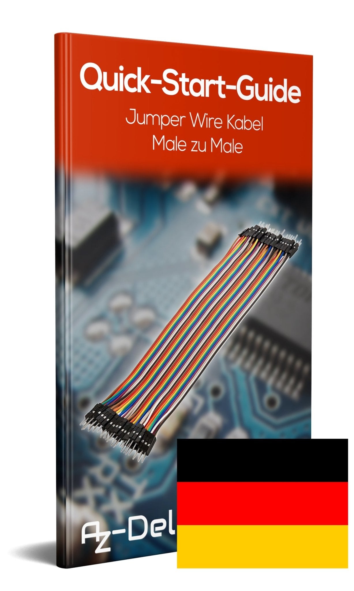 Jumper Wire Kabel 40 STK. je 20 cm M2M Male to Male für Raspberry Pi Breadboard - AZ-Delivery