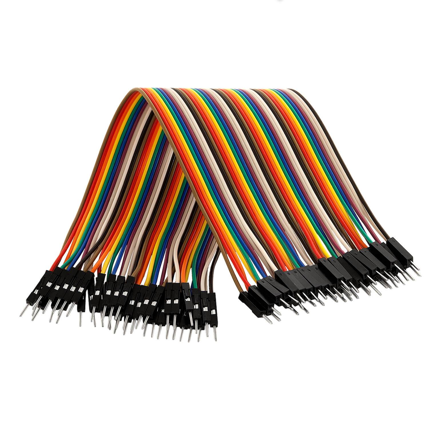 Jumper Wire Kabel 40 STK. je 20 cm M2M Male to Male kompatibel mit Arduino und Raspberry Pi Breadboard - AZ-Delivery