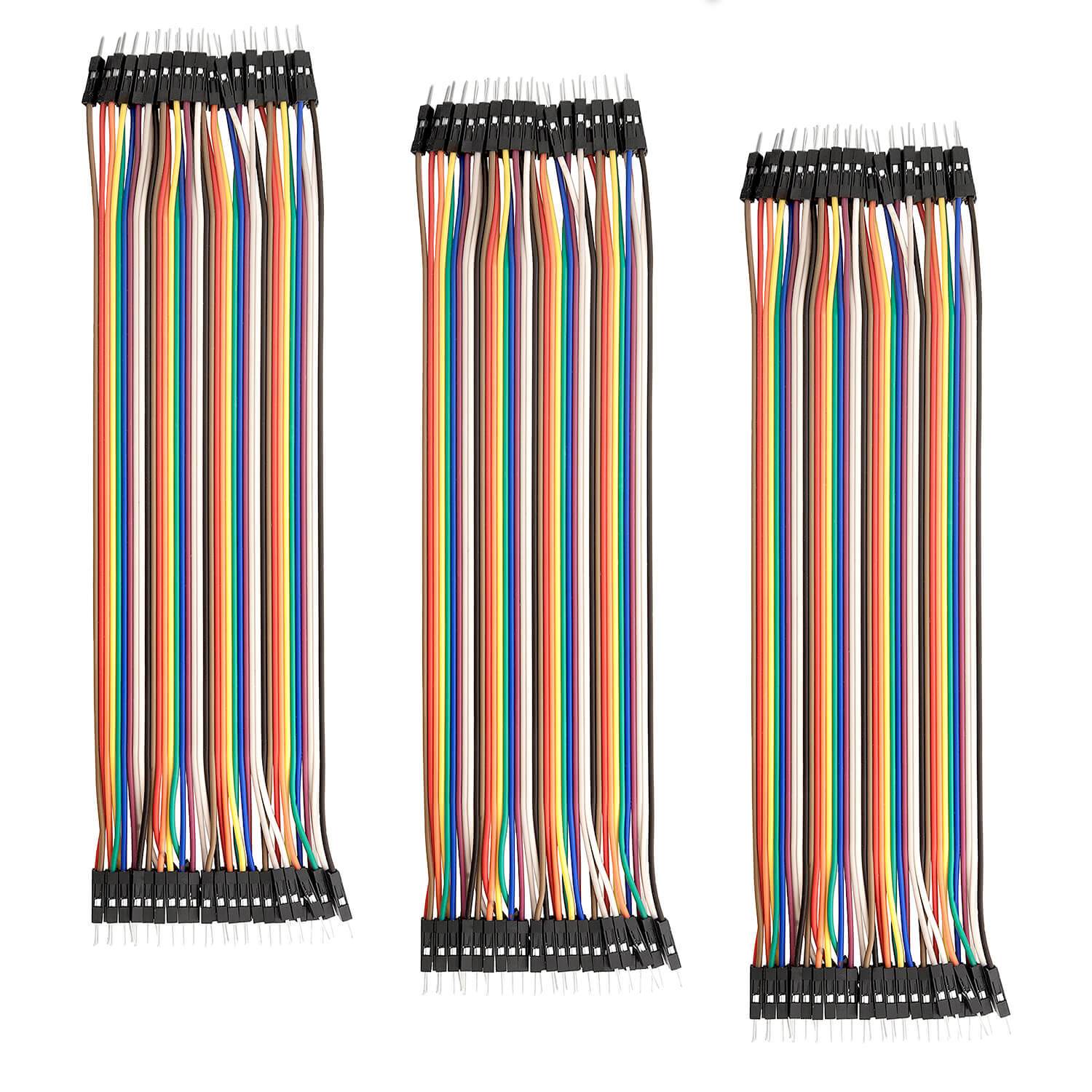 Jumper Wire Kabel 40 STK. je 20 cm M2M Male to Male kompatibel mit Arduino und Raspberry Pi Breadboard - AZ-Delivery