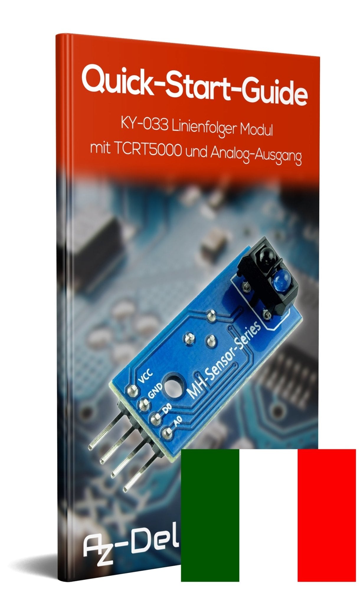 KY-033 Linienfolger Modul mit TCRT5000 und Analog-Ausgang - AZ-Delivery