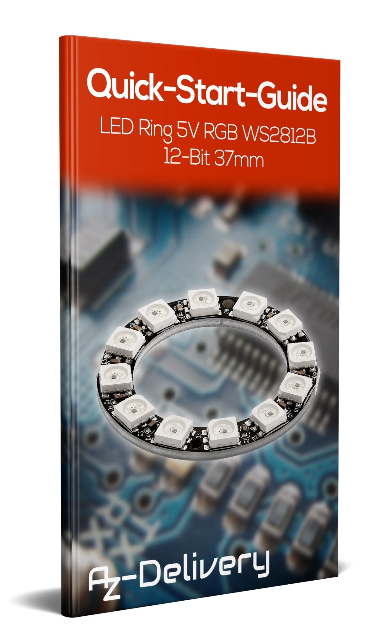 LED Ring 5V RGB WS2812B 12-Bit 37mm - AZ-Delivery