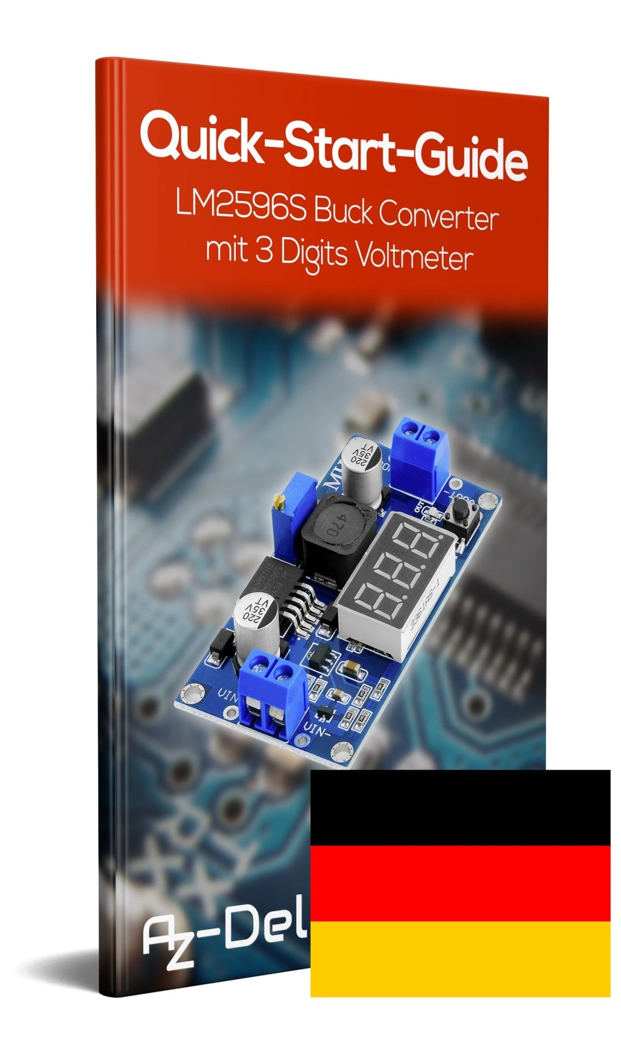 LM2596S Step-down DC-DC Buck Converter mit 3-stelliger Digitalanzeige - AZ-Delivery