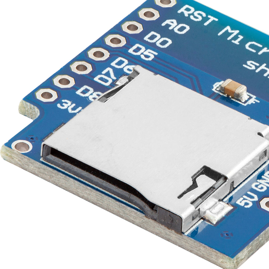 Micro SD Card Adapter D1 Mini Shield, 3.3V SD Card Module with SPI