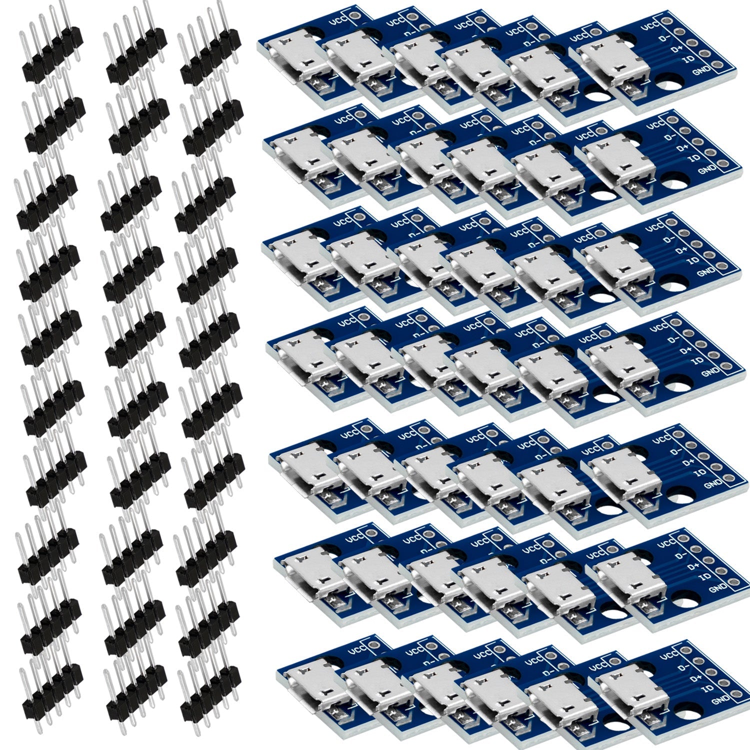 Micro-USB-Anschlussbuchse | USB-Stromversorgungsschnittstelle | 5V-Strommodul | kompatibel mit Arduino - AZ-Delivery